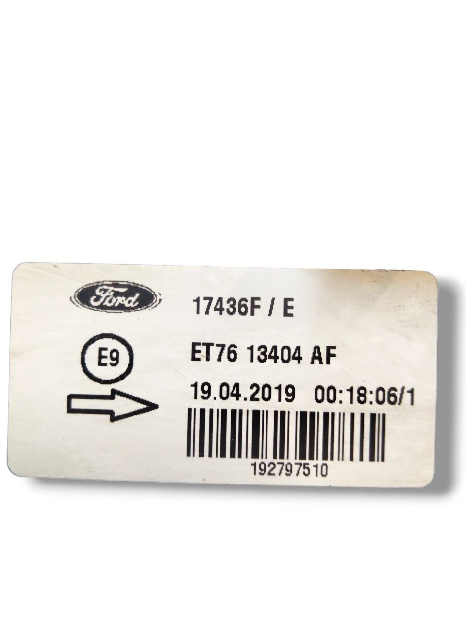 Stop Fanale Posteriore Esterno Destro dx Alogeno Ford courier (2015 >) cod.17436F/E - F&P CRASH SRLS - Ricambi Usati