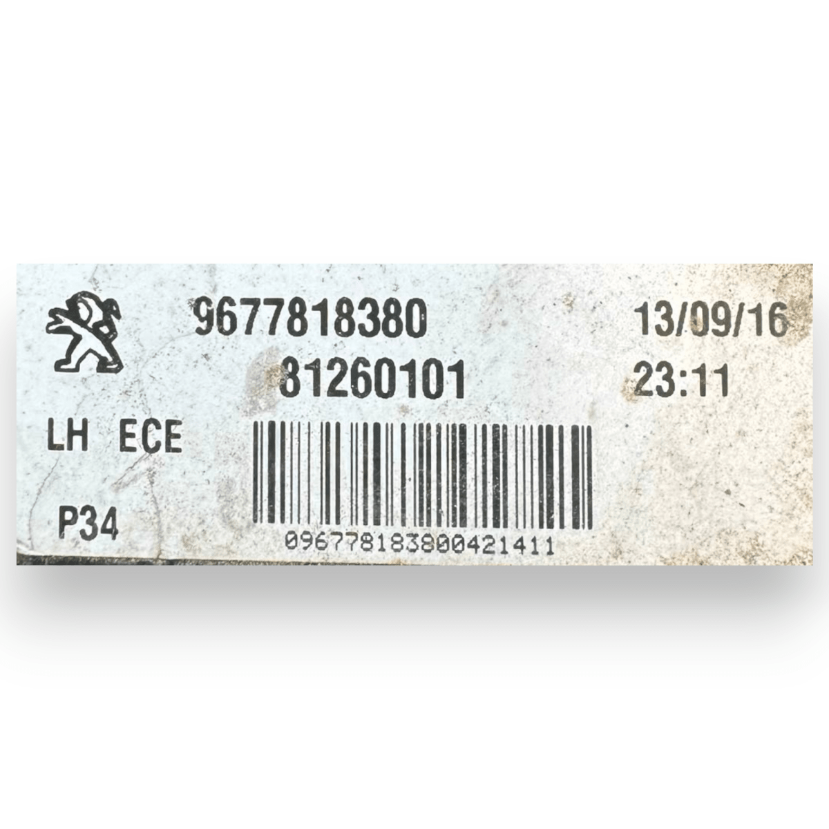Stop / fanale posteriore interno sinistro (sx) Peugeot 308 II cod.9677818380 (2013-2021) - F&P CRASH SRL - Ricambi Usati