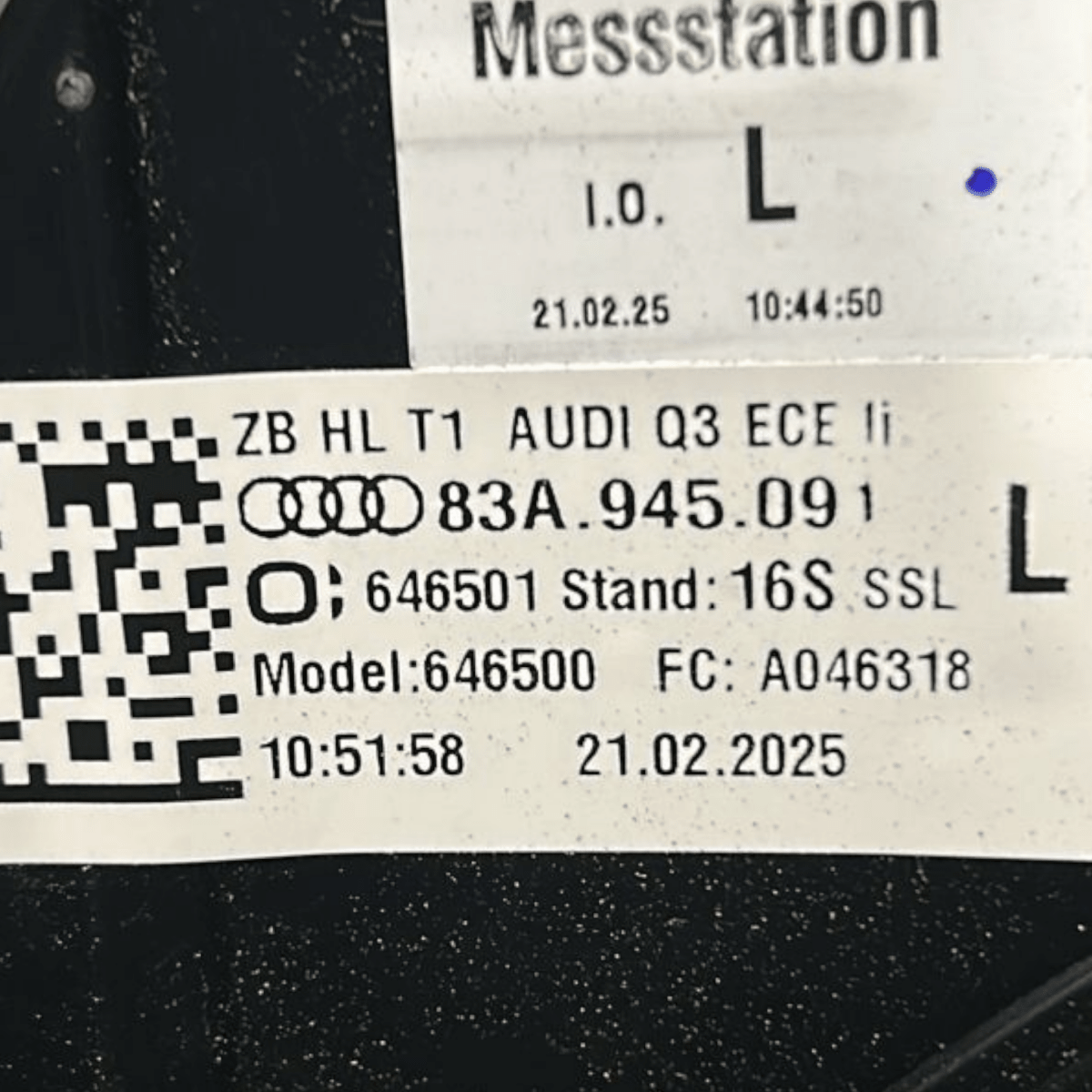 Stop / fanale posteriore sinistro audi q3 f3 (suv) cod:83a94509 (2018 >) - F&P CRASH SRL - Ricambi Usati