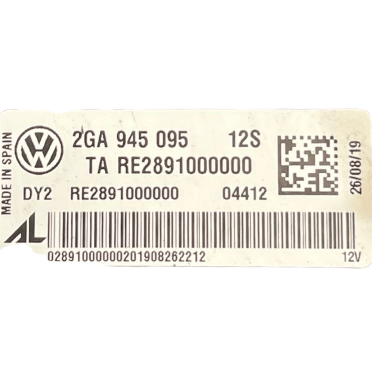 Stop / Left rear LED light Volkswagen T - Roc (2017 - >) code.2GA945095 - F&P CRASH SRLS - Used Parts
