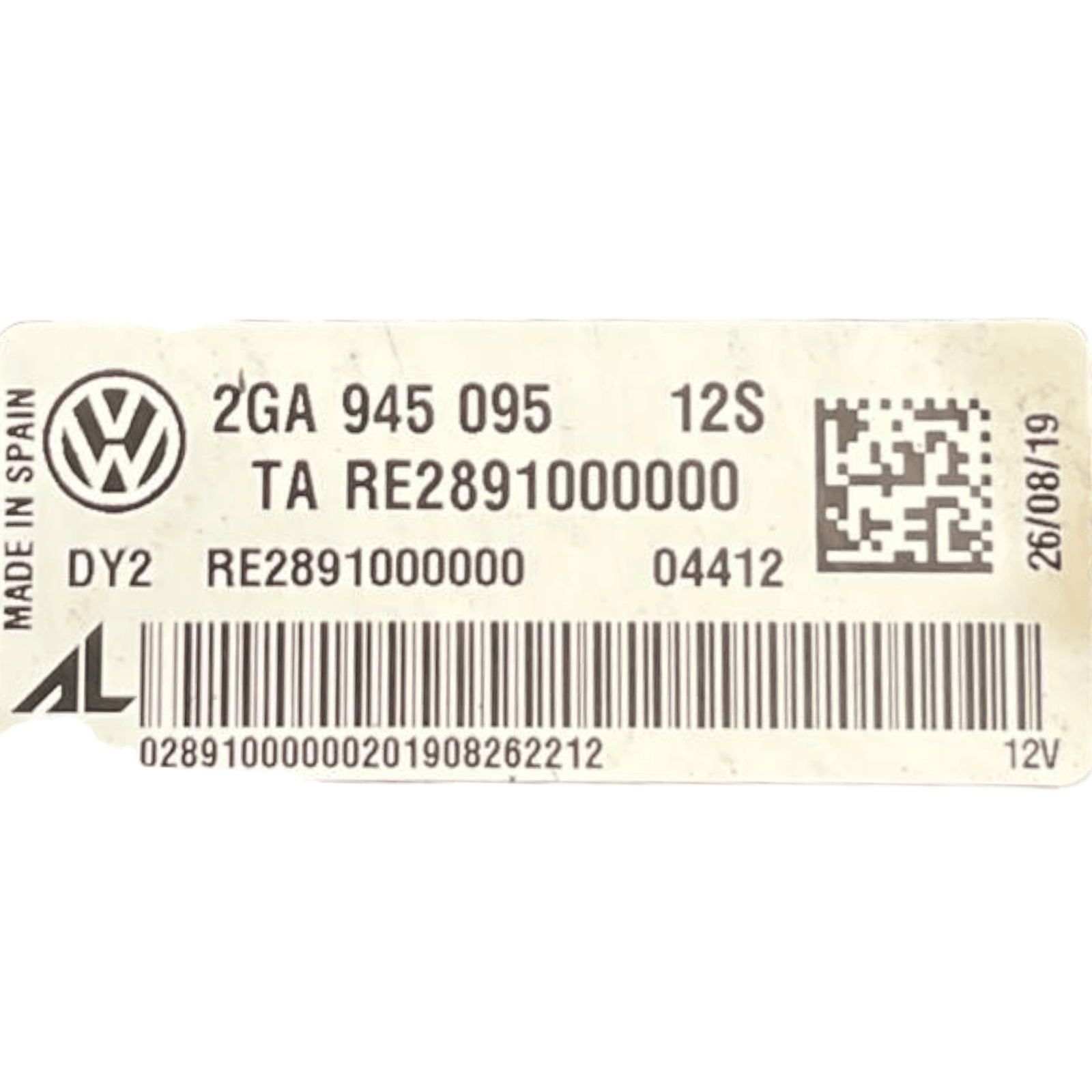 Stop / Left rear LED light Volkswagen T - Roc (2017 - >) code.2GA945095 - F&P CRASH SRLS - Used Parts