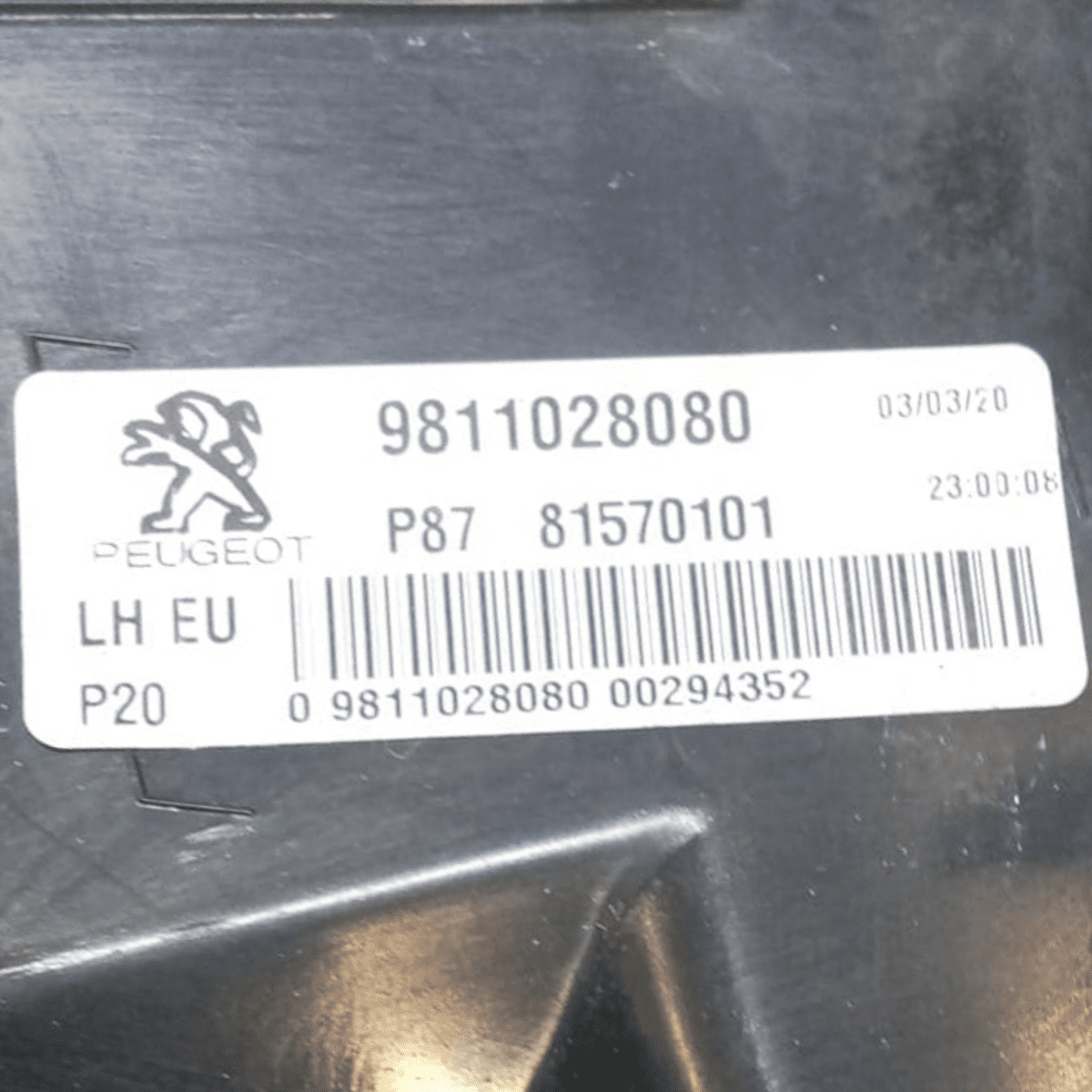 Stop / fanale posteriore sinistro peugeot 5008 cod . 9811028080 ( 2018 > 2024) - F&P CRASH SRL - Ricambi Usati