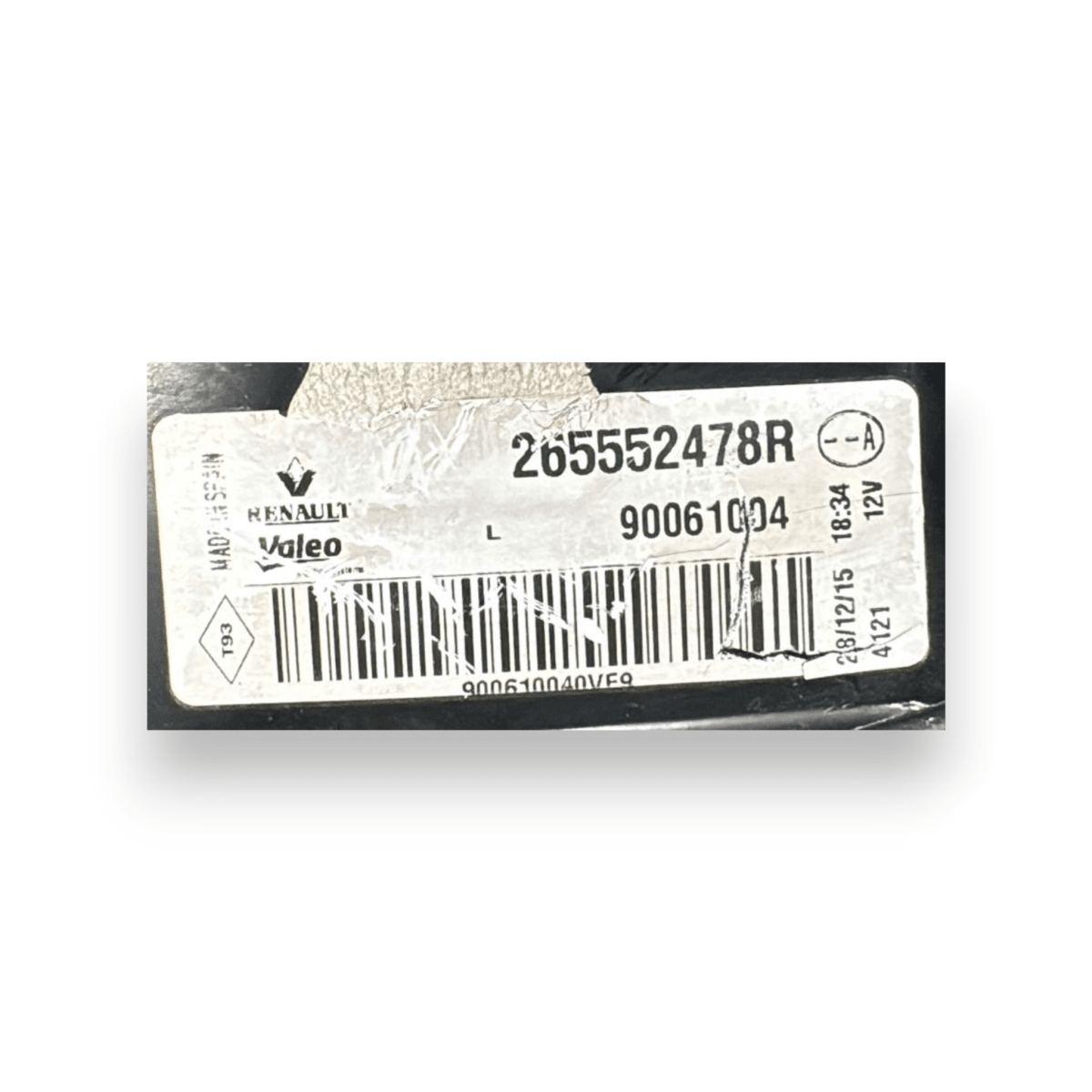 Stop / Fanale posteriore sinistro Renault kadjar cod.265552478R (2015-2022) - F&P CRASH SRL - Ricambi Usati