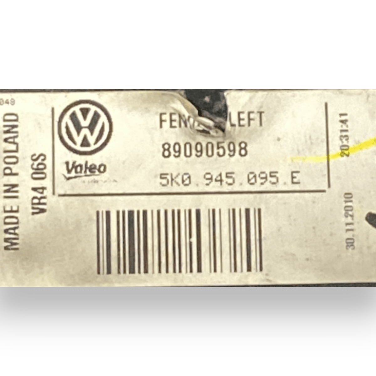 Stop / fanale posteriore sinistro (sx) volkswagen golf VI cod:89090598 (2008 - 2012) - F&P CRASH SRLS - Ricambi Usati