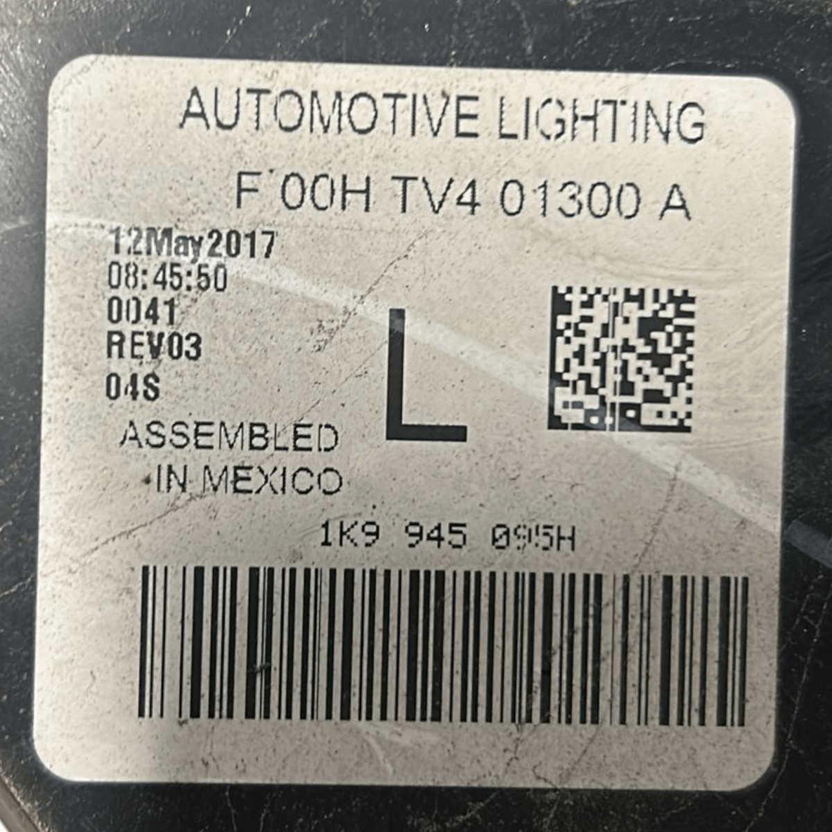 Stop / left rear light volkswagen golf VI sw code:1K9945095H (2008 > 2012) - F&P CRASH SRLS - Used Parts