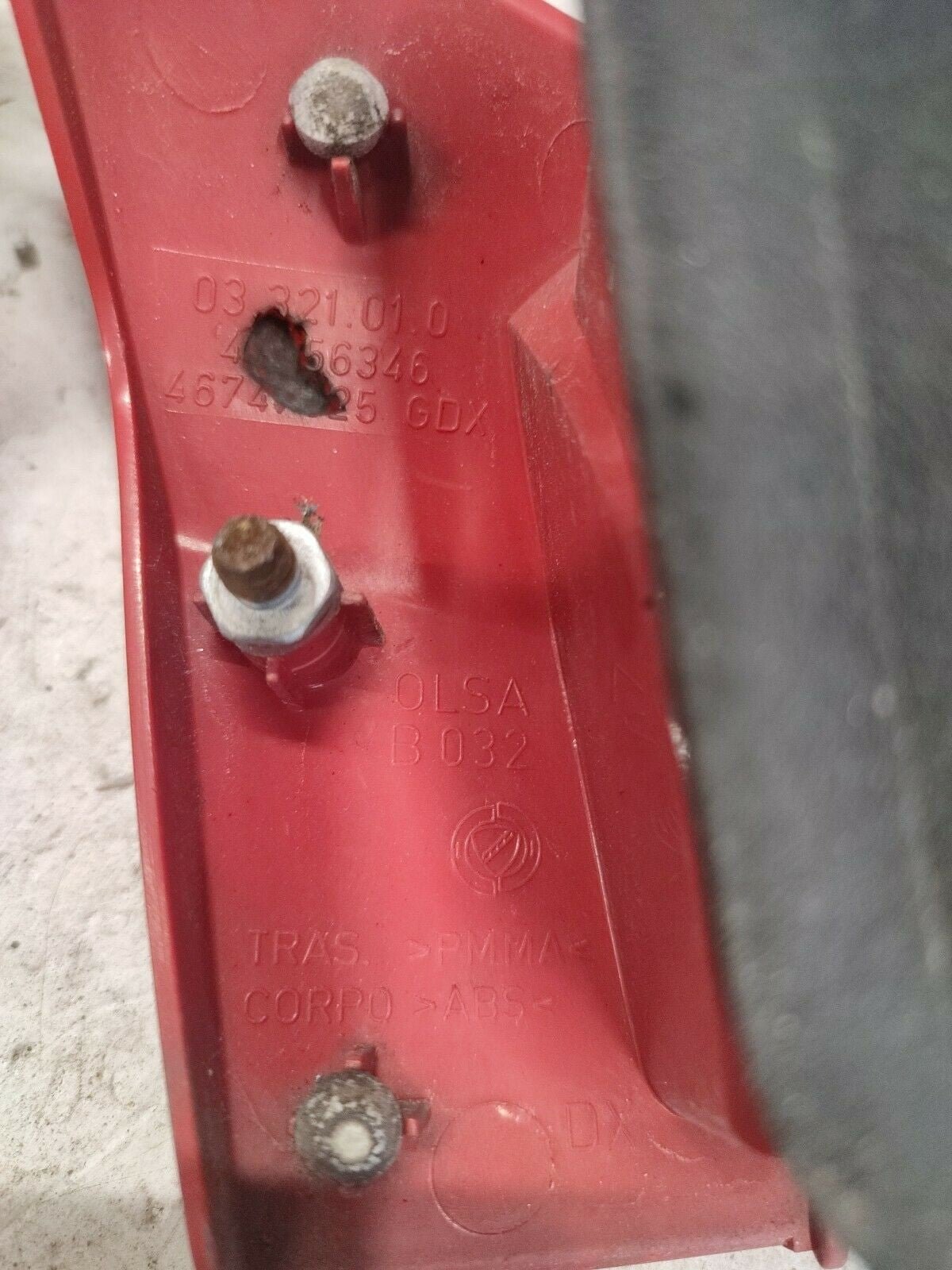 Stop Right Rear Light Alfa Romeo A 147 - F&P CRASH SRLS - Used Parts