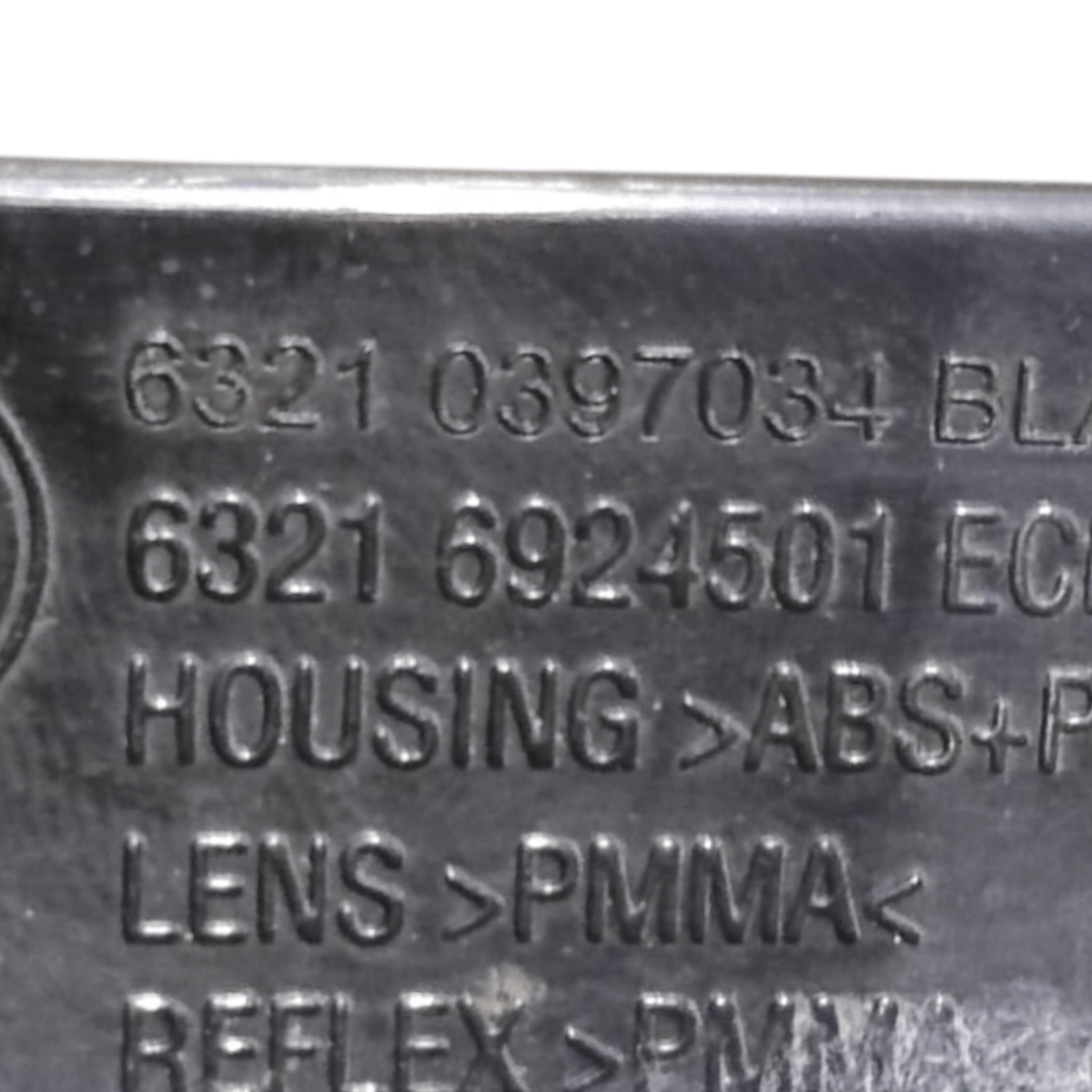 Stop / left tail light bmw series 1 e87 code: 63210397034 (2004 - 2013) - F&P CRASH SRLS - Used Parts