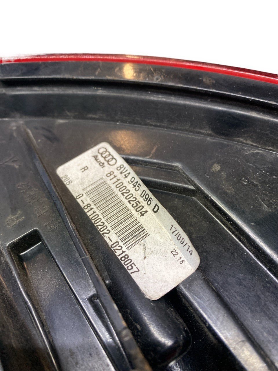 Right rear stop LED Audi A3 8V1 1.6 tdi (2016) code 8V4945096D - F&P CRASH SRLS - Used Parts