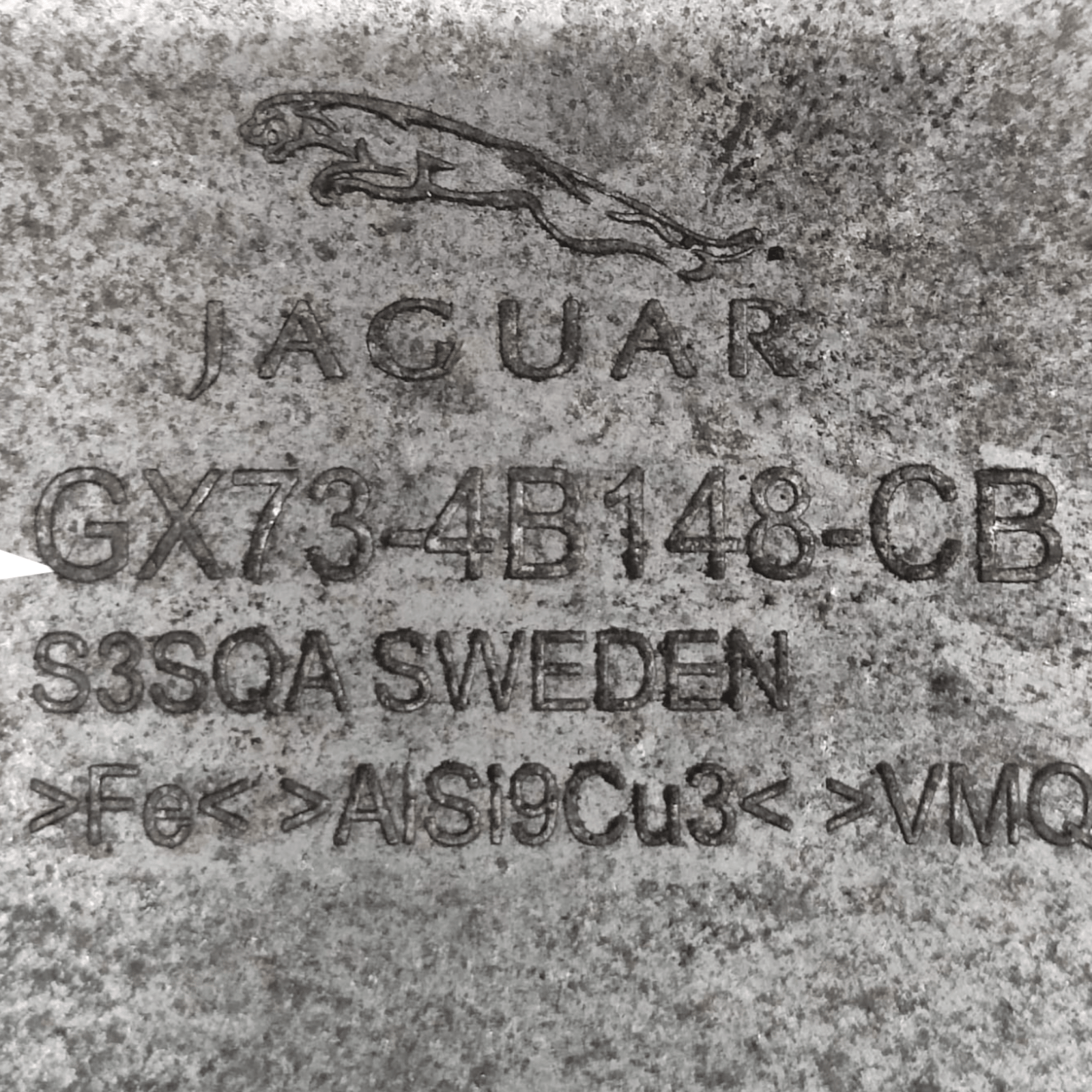 Supporto differenziale posteriore Jaguar F - Pace 2.0 Diesel COD: GX734B148CB (2016>) - F&P CRASH SRLS - Ricambi Usati