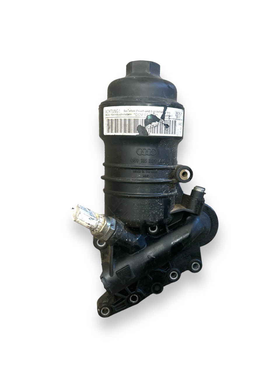 Supporto Filtro Olio Audi A7 3.0 Diesel (2017 > ) cod.059115389AK - F&P CRASH SRLS - Ricambi Usati