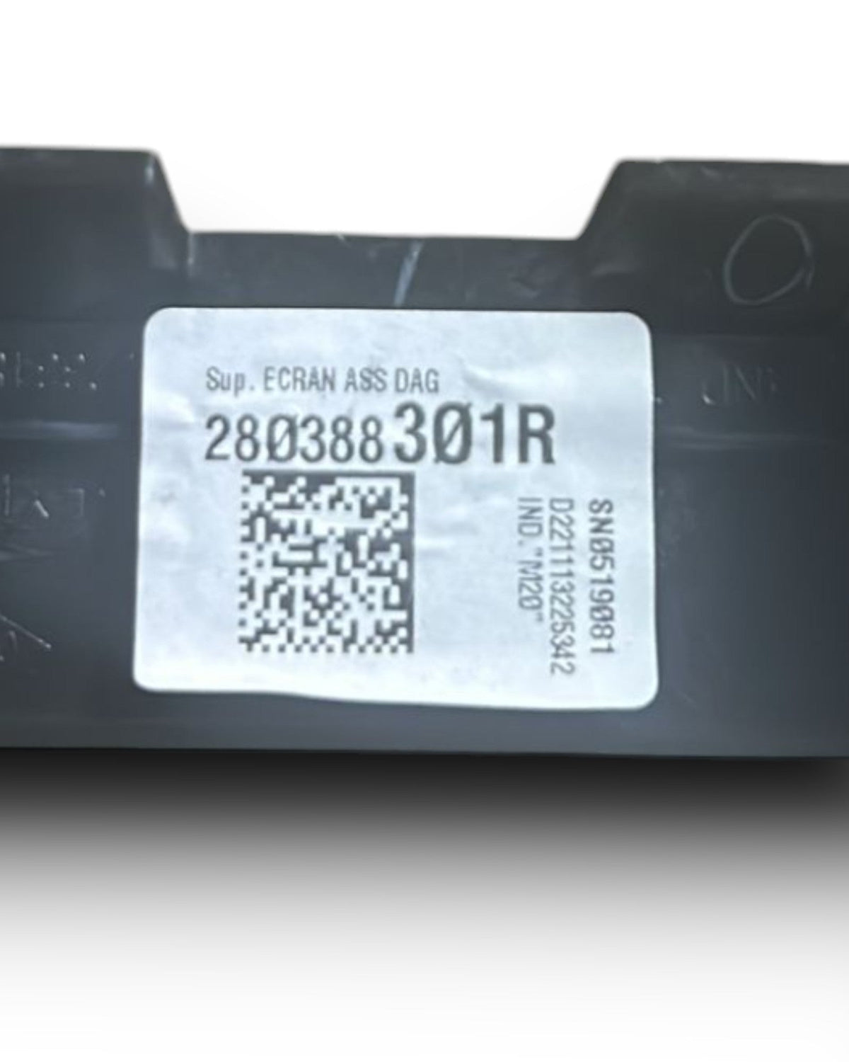 Support / Radio Mask Renault Captur II (2019 > ) code 280388301R - F&P CRASH SRLS - Used Parts