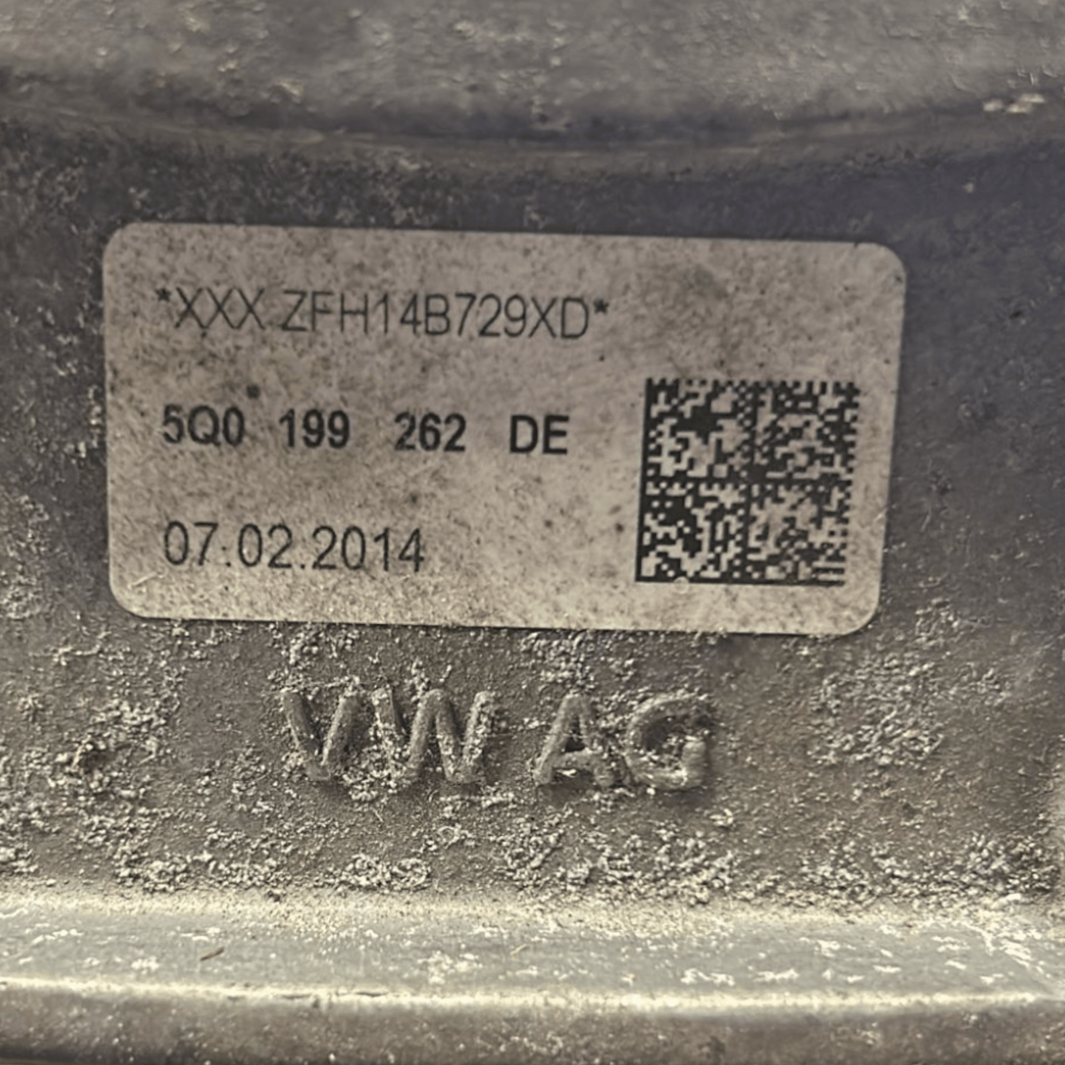 Right Front Engine Mount Volkswagen Golf VII 1.6 Diesel code: 5Q0199262DE (2012 > 2017) - F&P CRASH SRLS - Used Parts
