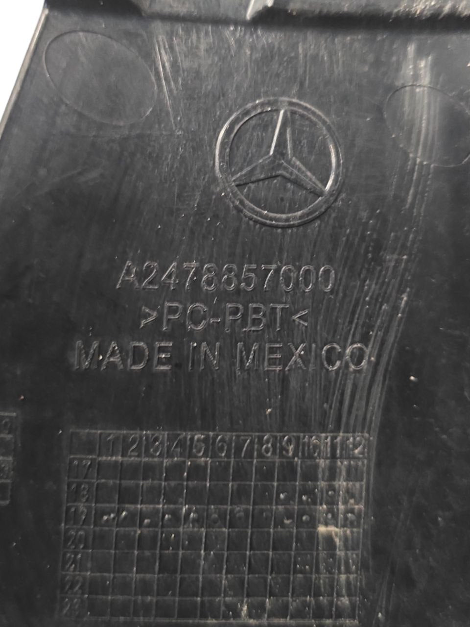 FRONT BUMPER SUPPORT MERCEDES - BENZ GLB (2019>) Code: A2478857000 - F&P CRASH SRLS - Used Parts