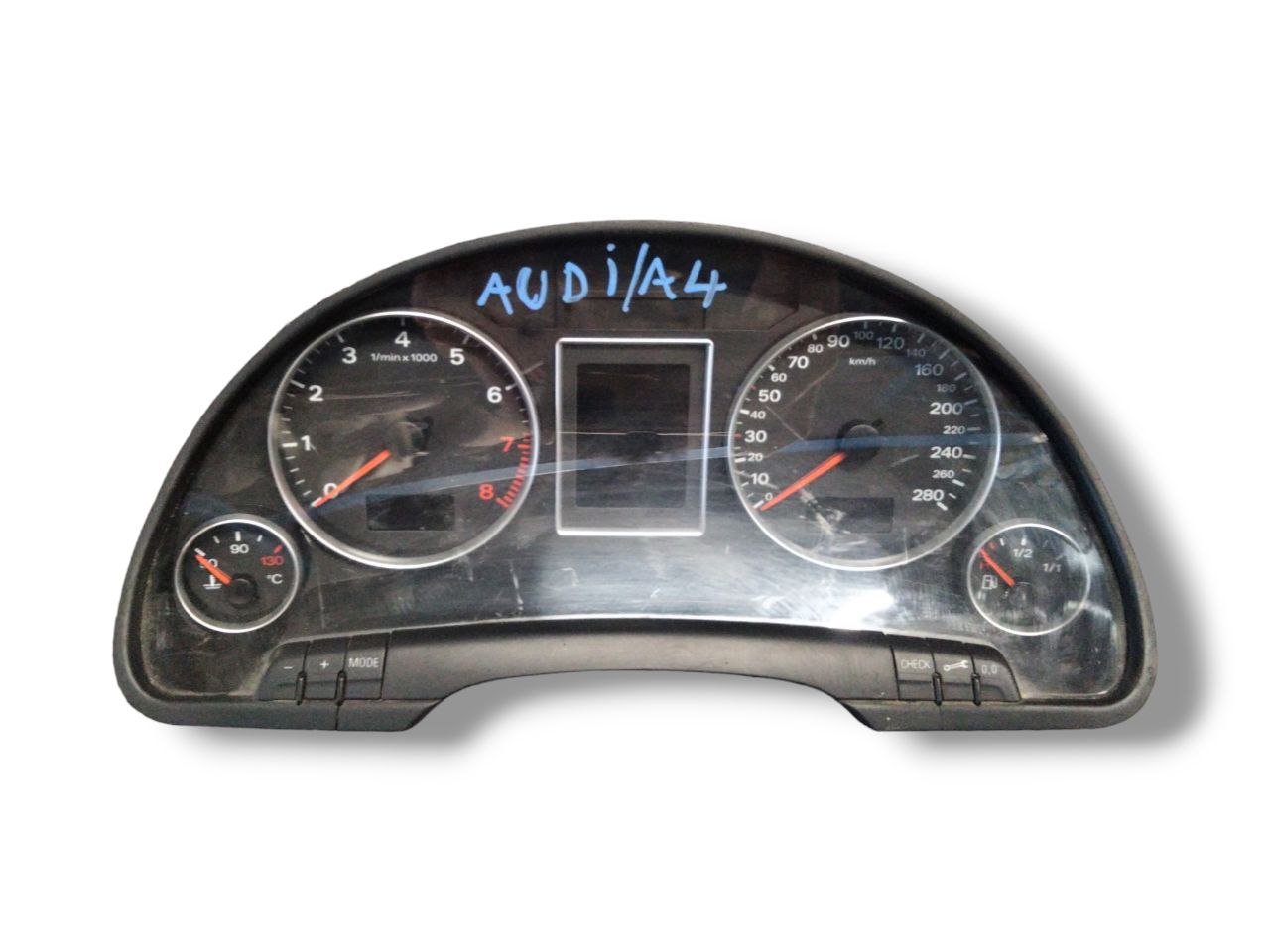 Audi A4 B6/B7 2.0 petrol speedometer (2000 - 2009) code 0263626066 / Odometer / Instrument panel - F&P CRASH SRLS - Used Spare Parts