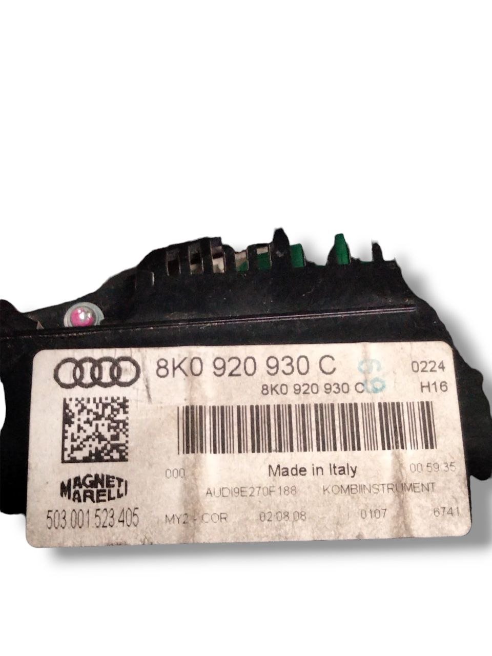 Tachimetro Audi A6 C6 3.0 diesel (2004 - 2011) cod.8k0920930C/ contachilometri / quadro strumenti - F&P CRASH SRLS - Ricambi Usati