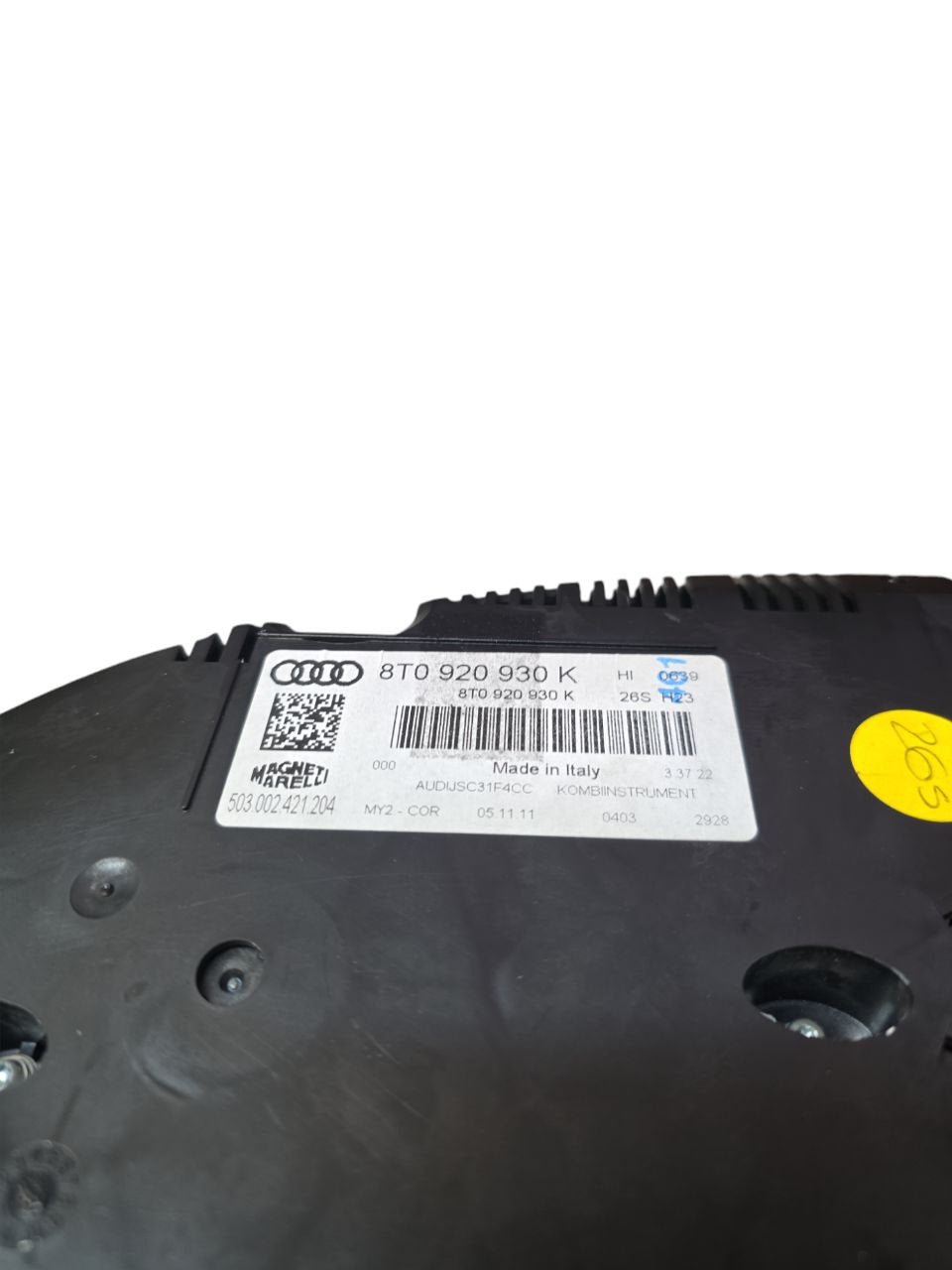 Audi Q3 8U 2.0 Diesel Speedometer (2014 - 2018) Code: 8T0920930K - F&P CRASH SRLS - Used Parts
