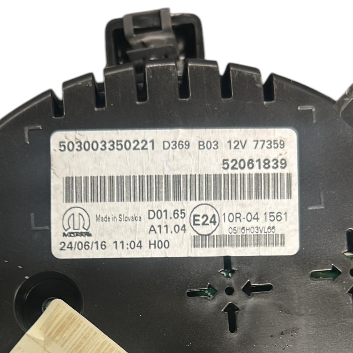 Speedometer / Odometer Fiat 500 X cod.503003350221 1.6 Diesel (2014 > ) - F&P CRASH SRLS - Used Parts