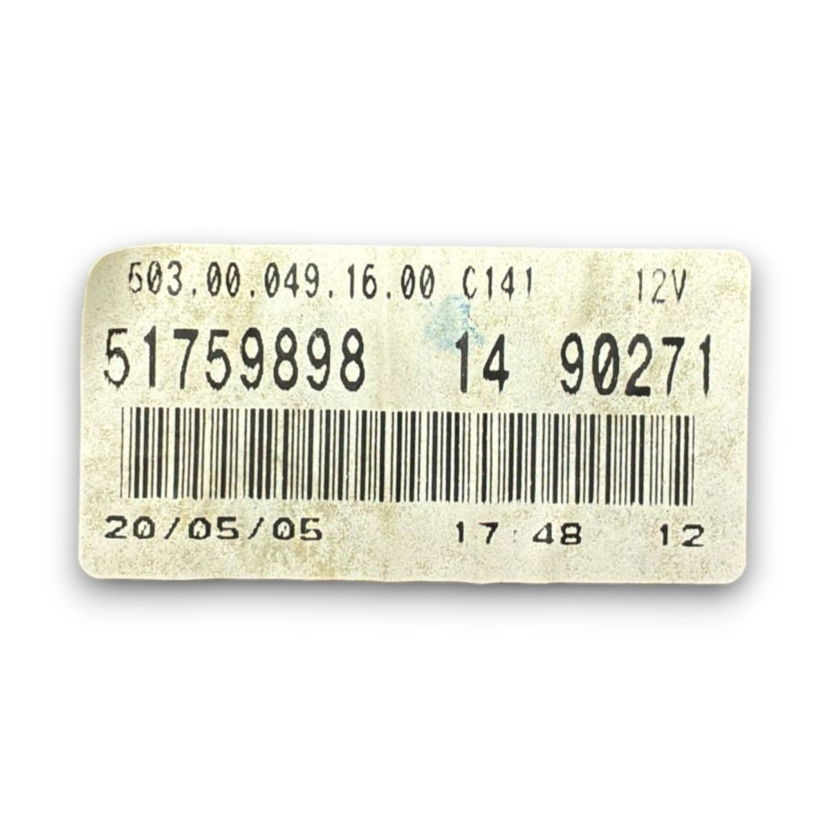 Tachimetro / contachilometri fiat panda 169 cod . 51759898 1.2 benzina (2004 > 2012) - F&P CRASH SRL - Ricambi Usati