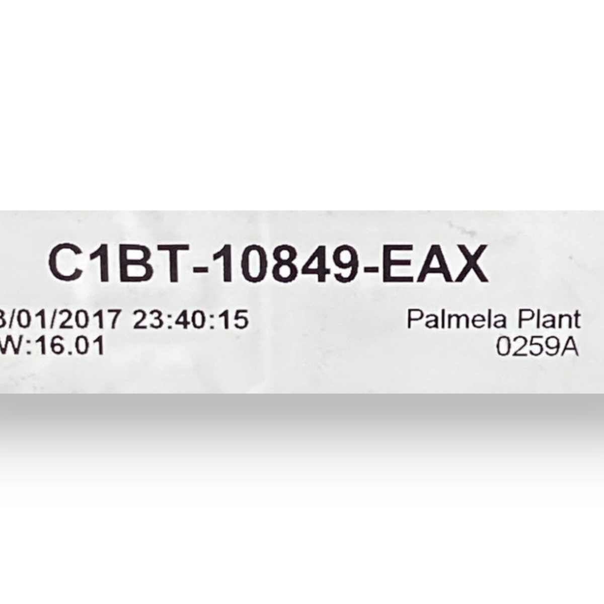 Tachimetro / contachilometri ford fiesta VI cod:c1bt10849 (2009 - 2017) - F&P CRASH SRLS - Ricambi Usati