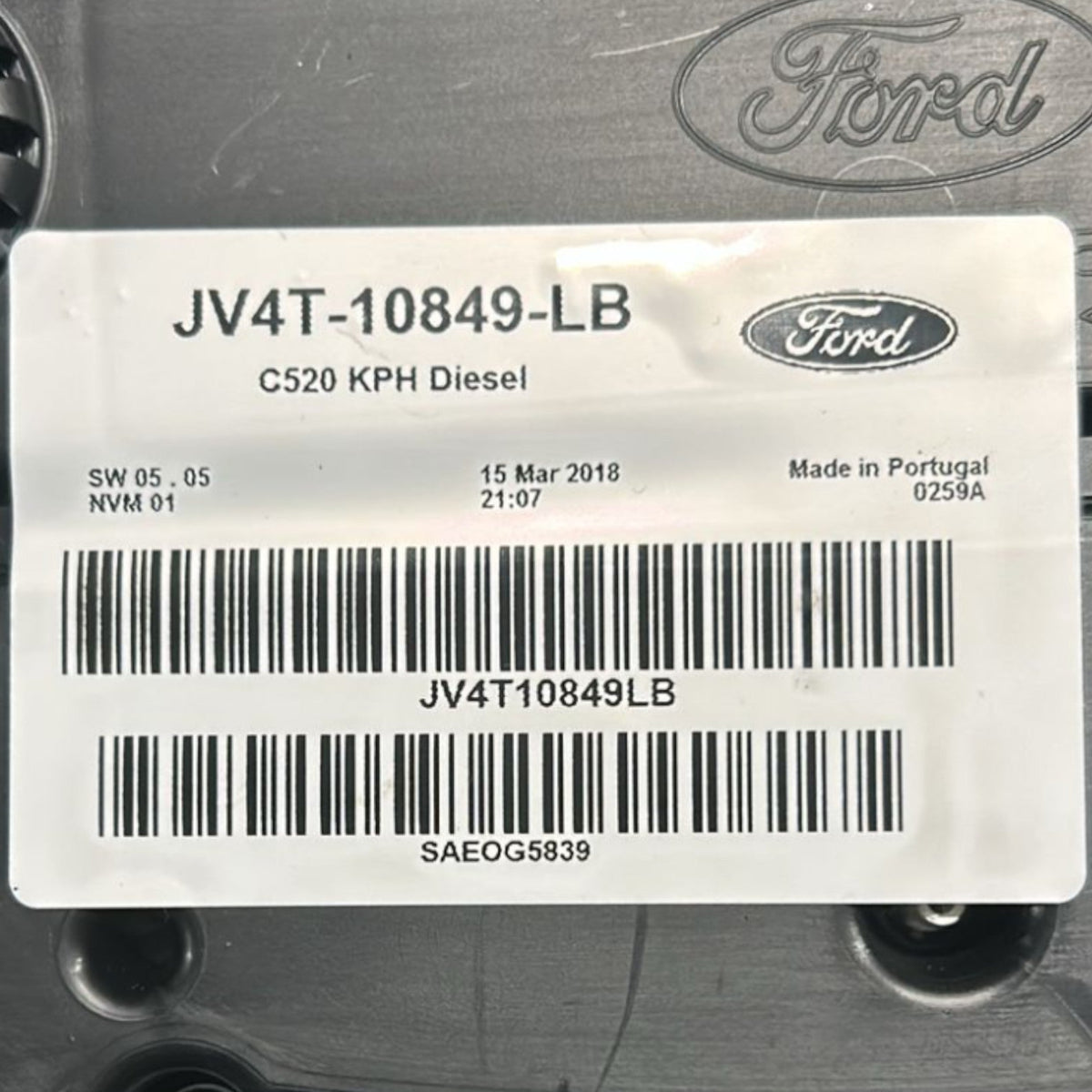 Speedometer / Odometer Ford Kuga II 2.0 Diesel (2012 > 2019) code: JV4T - 10849 - LB - F&P CRASH SRLS - Used Parts