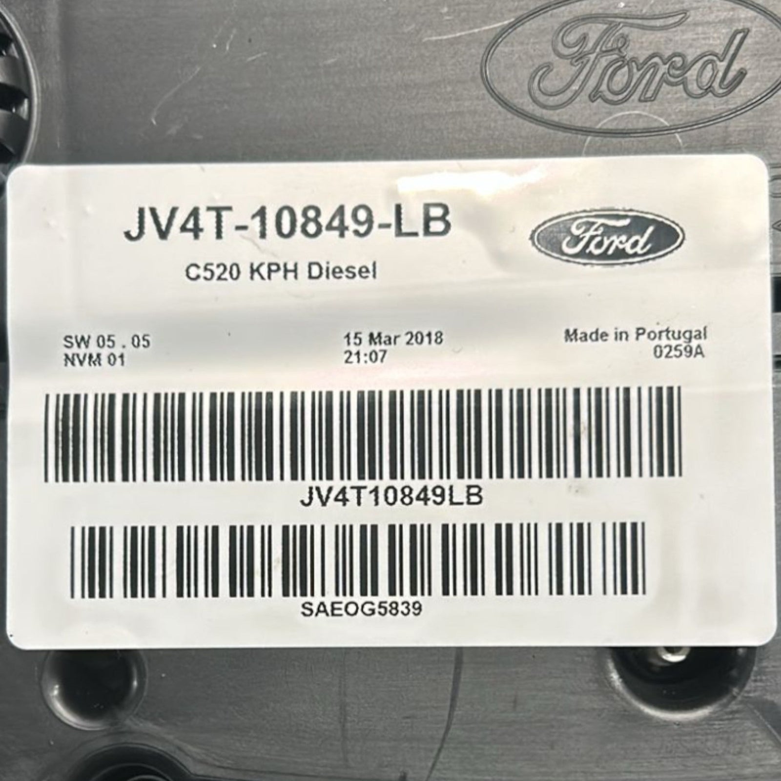 Speedometer / Odometer Ford Kuga II 2.0 Diesel (2012 > 2019) code: JV4T - 10849 - LB - F&P CRASH SRLS - Used Parts
