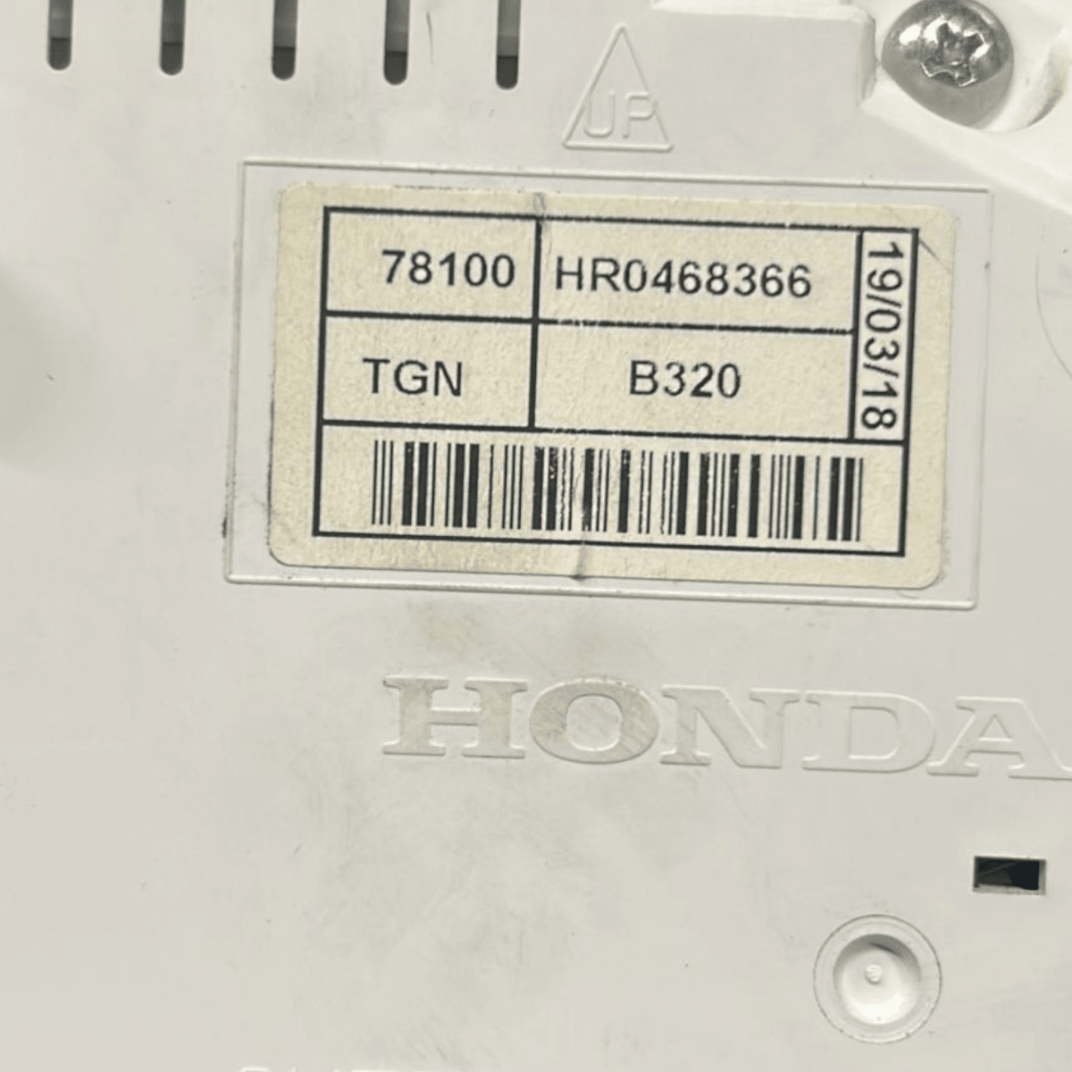 Tachimetro / contachilometri honda civic 1.8 benzina cod:78100hr0468366 (2015 > 2021) - F&P CRASH SRL - Ricambi Usati
