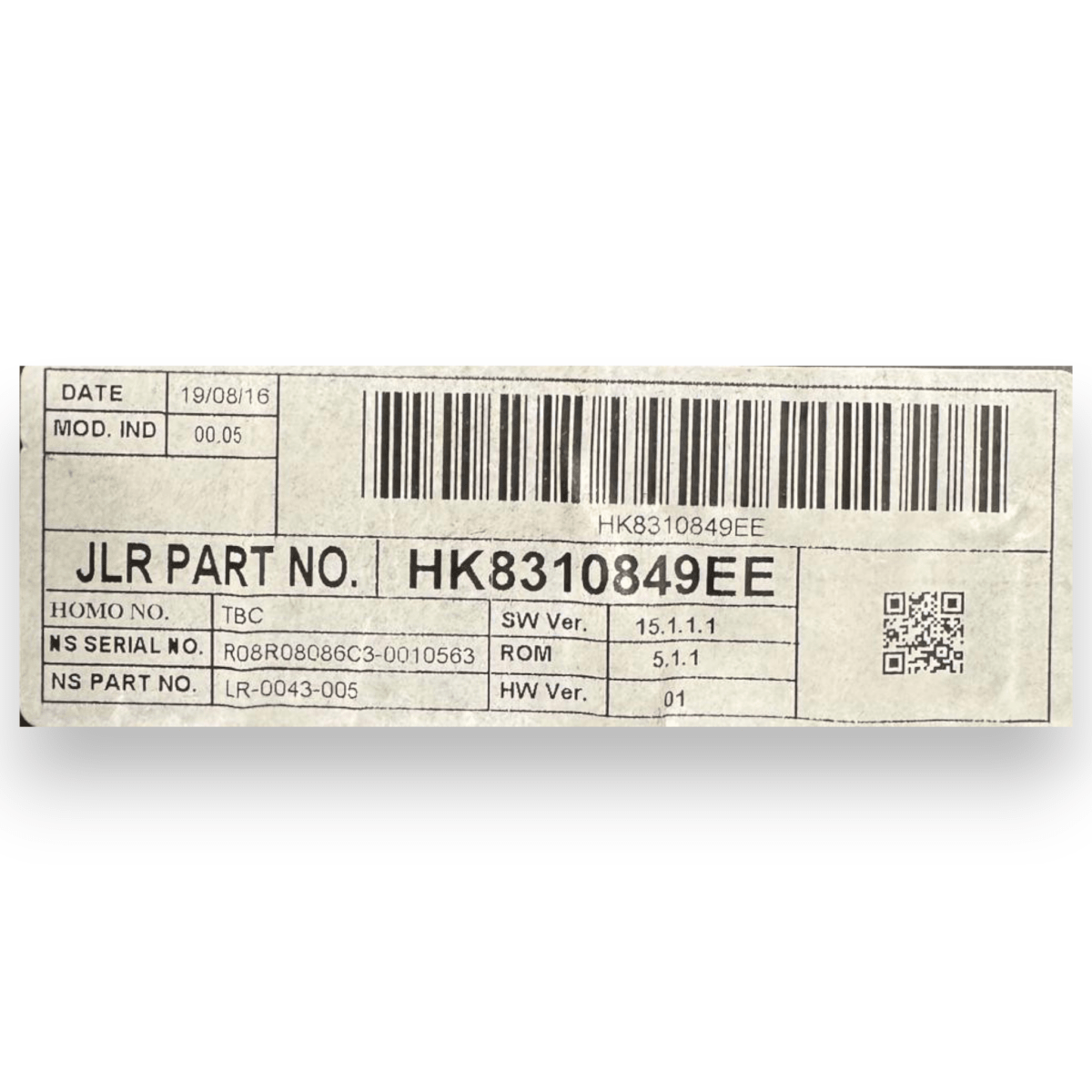 Tachimetro / contachilometri Jaguar F - Pace 2.0 diesel cod.HK8310849EE (2016 - 2025) - F&P CRASH SRL - Ricambi Usati