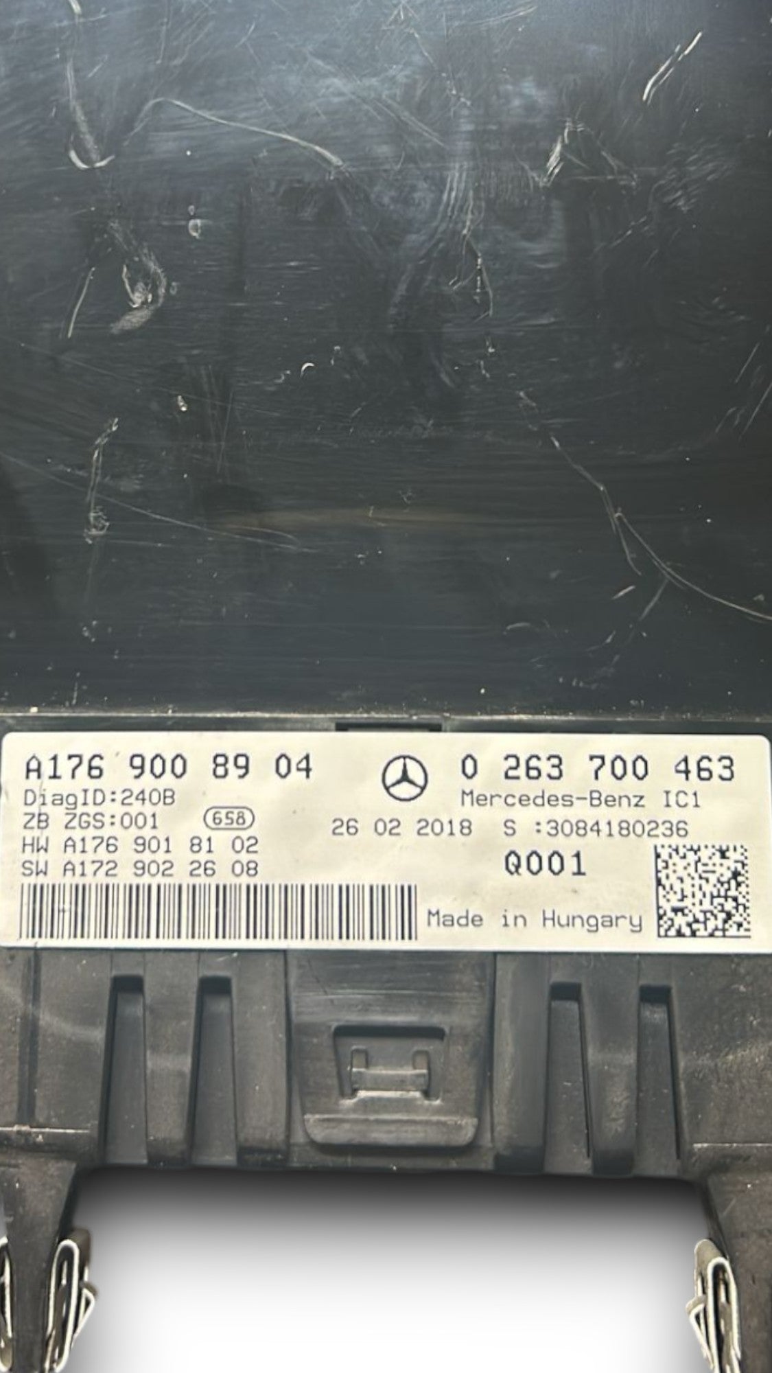 Tachimetro / Contachilometri Mercedes Benz Classe A (W176) 1.6 Benzina cod.A1769008904 (2012 > 2018) - F&P CRASH SRLS - Ricambi Usati