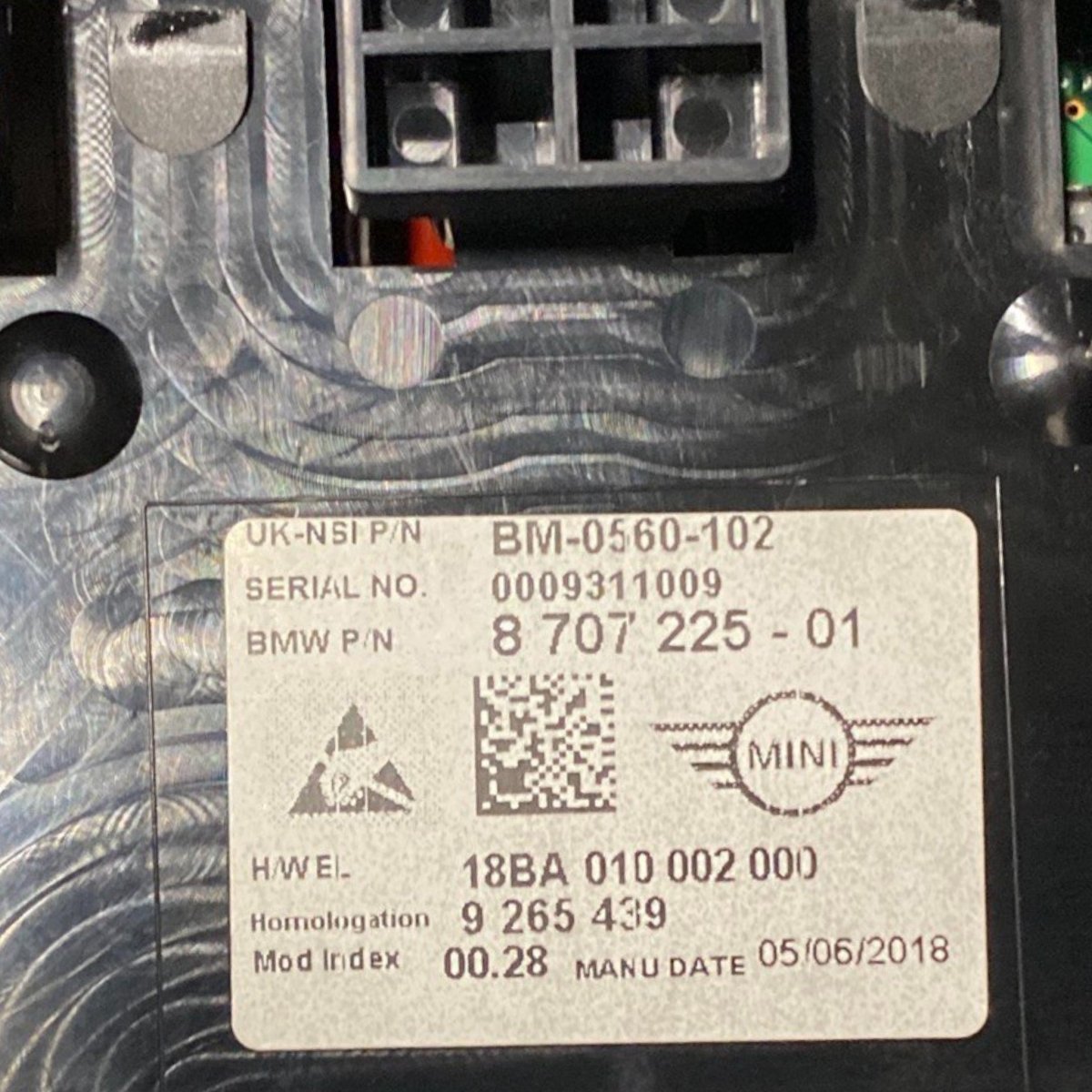 Tachimetro / contachilometri mini cooper f56 2.0 diesel Cod: 8707225 - 01 (2014 - ) - F&P CRASH SRLS - Ricambi Usati
