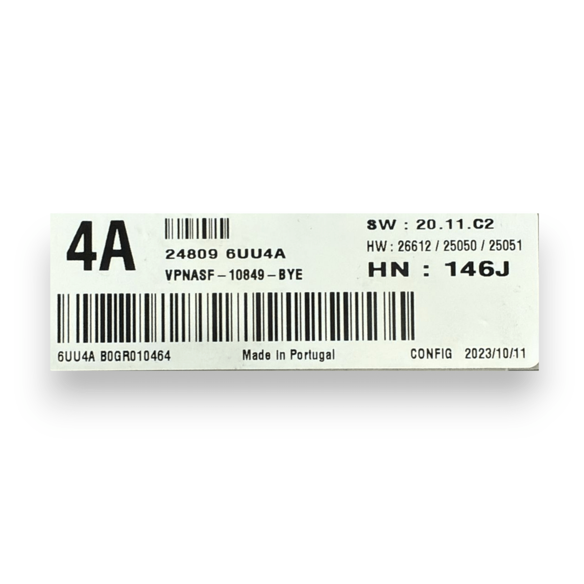 Speedometer / odometer nissan qashqai j12 code:248096uu4a (2021 - ) - F&P CRASH SRL - Used Parts