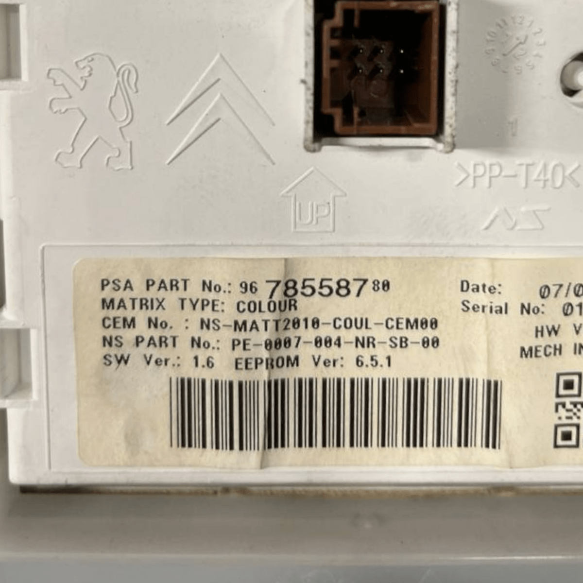 Speedometer / Odometer Peugeot 208 I 1.6 Diesel (2012 to 2015) code: 9675182780 - F&P CRASH SRLS - Used Parts
