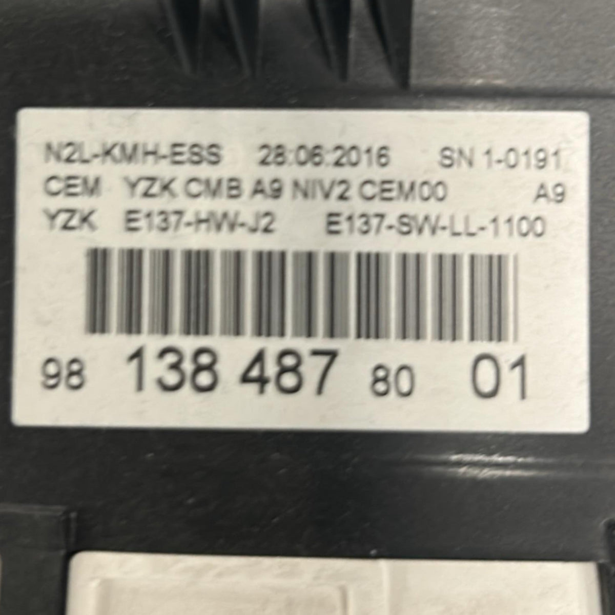 Speedometer / Odometer Peugeot 208 I cod.9813848780 1.2 Petrol (2012 > 2019) - F&P CRASH SRLS - Used Spare Parts