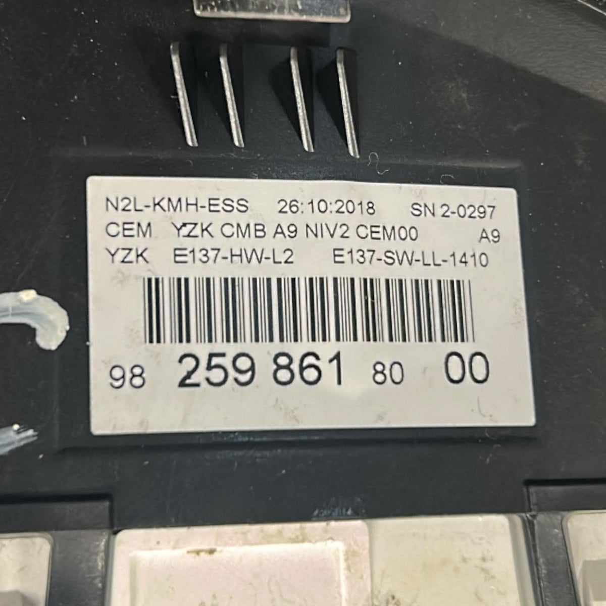Speedometer / Odometer Peugeot 208 I cod.9825986180 1.2 Petrol (2012 > 2019) - F&P CRASH SRLS - Used Parts