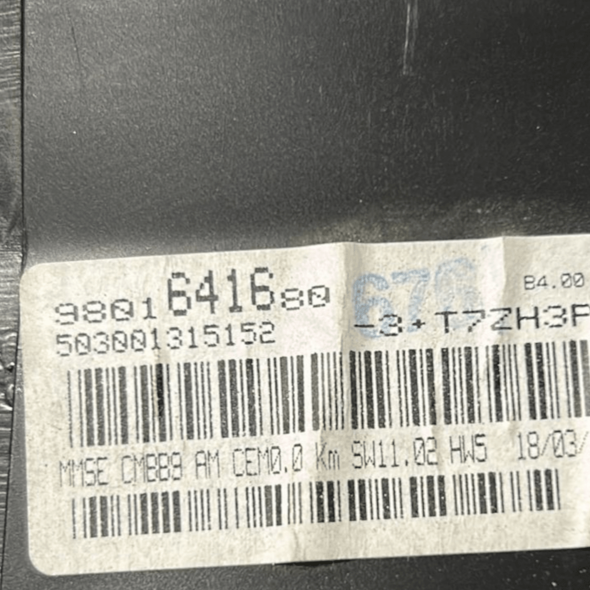 Tachimetro / contachilometri peugeot partner 1.6 diesel cod:9801641680 (2008 > 2018) - F&P CRASH SRL - Ricambi Usati