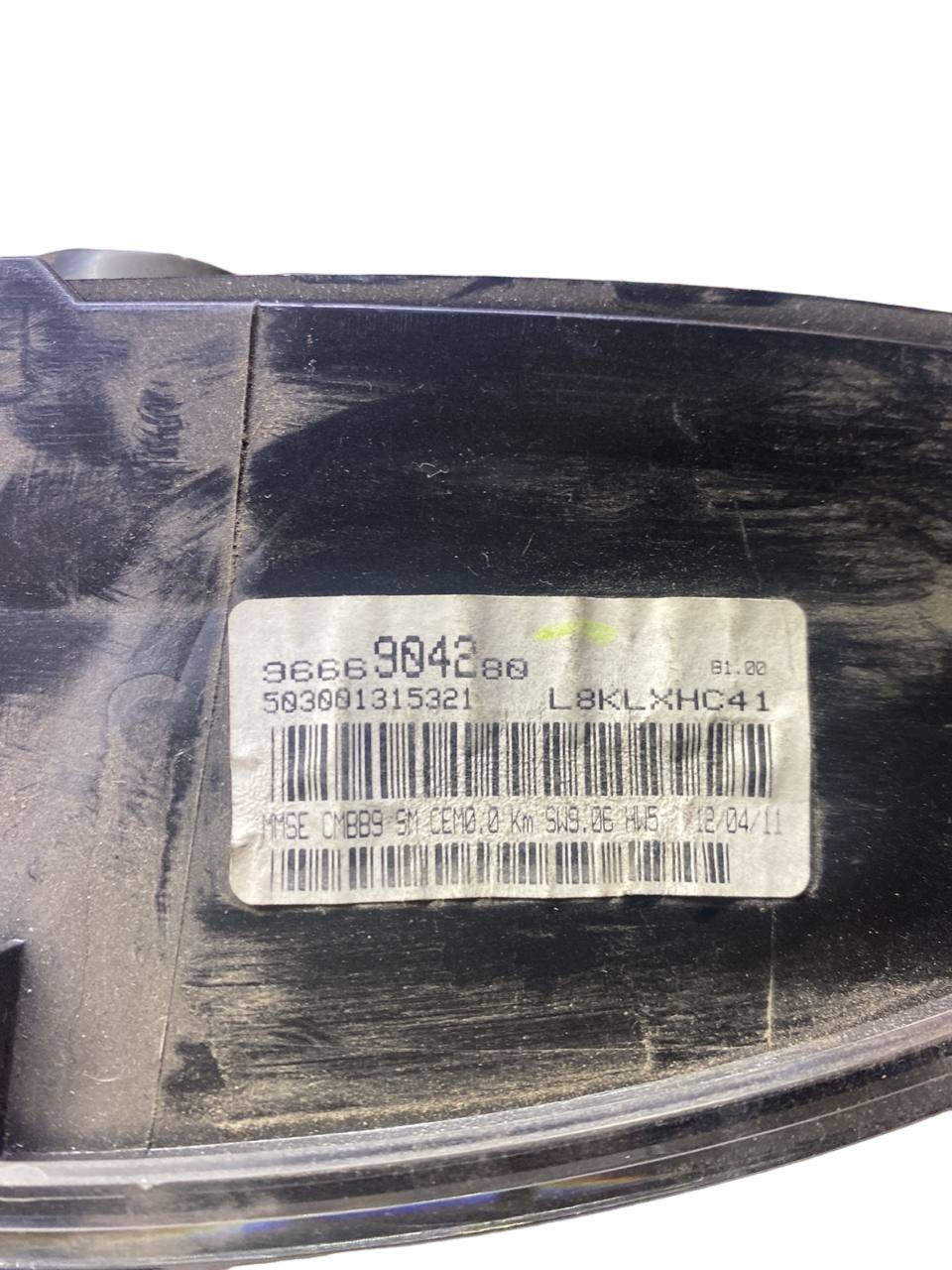 Tachimetro / contachilometri Peugeot Partner 2012 1.6 hdi cod:9666904200 - F&P CRASH SRLS - Ricambi Usati