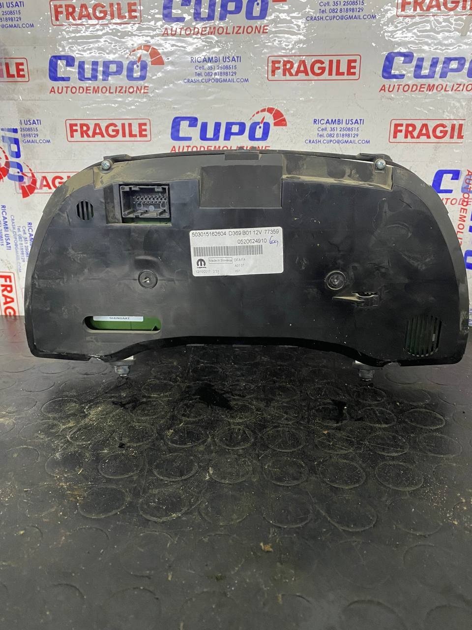 Speedometer / Odometer Instrument Panel Fiat Doblo' (2017) code: 503015162604 - F&P CRASH SRLS - Used Parts
