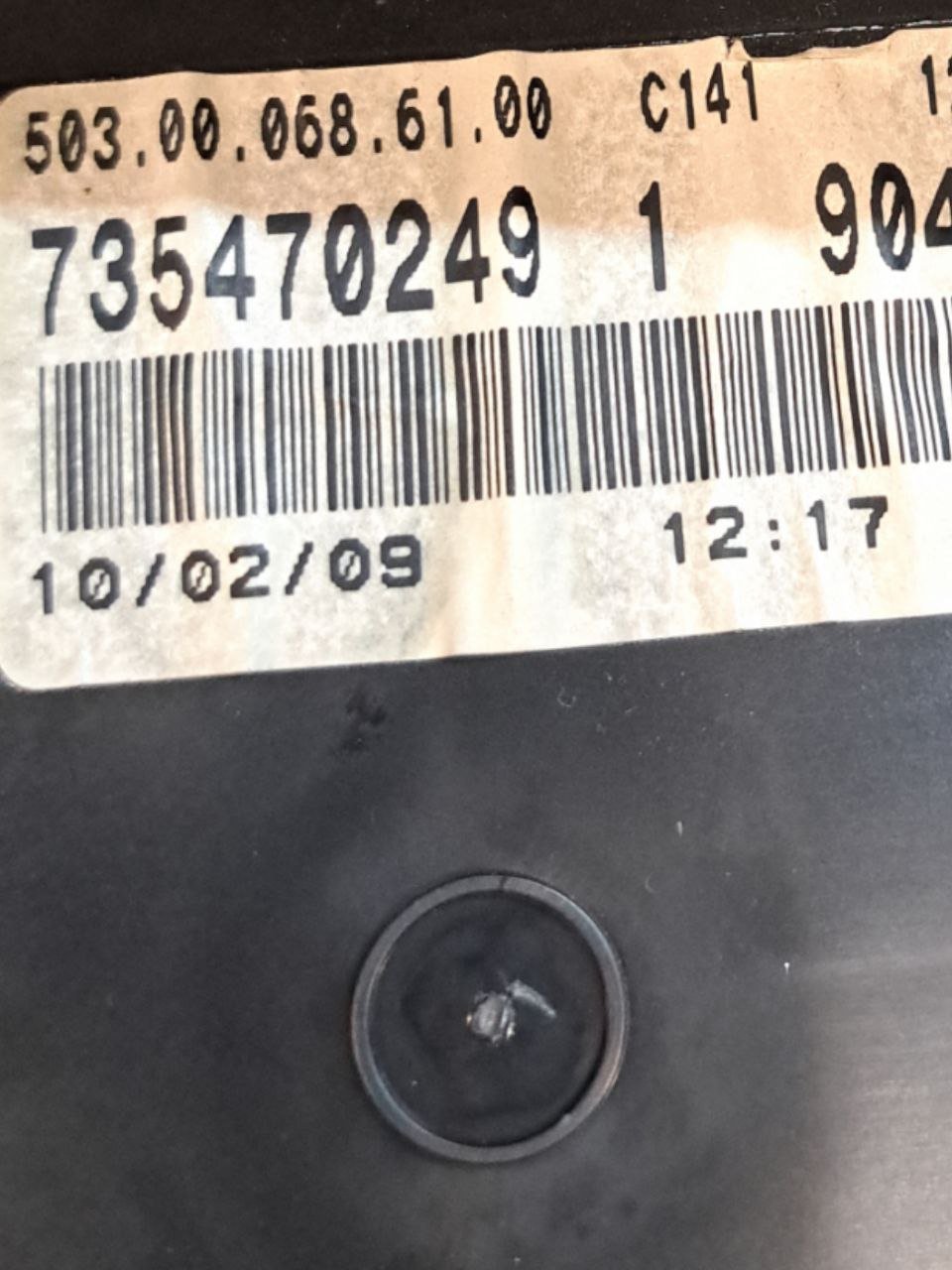 Tachimetro / Contachilometri / Quadro Strumenti Fiat Idea 1.3 diesel (2003 - 2012) COD:735470249 - F&P CRASH SRLS - Ricambi Usati