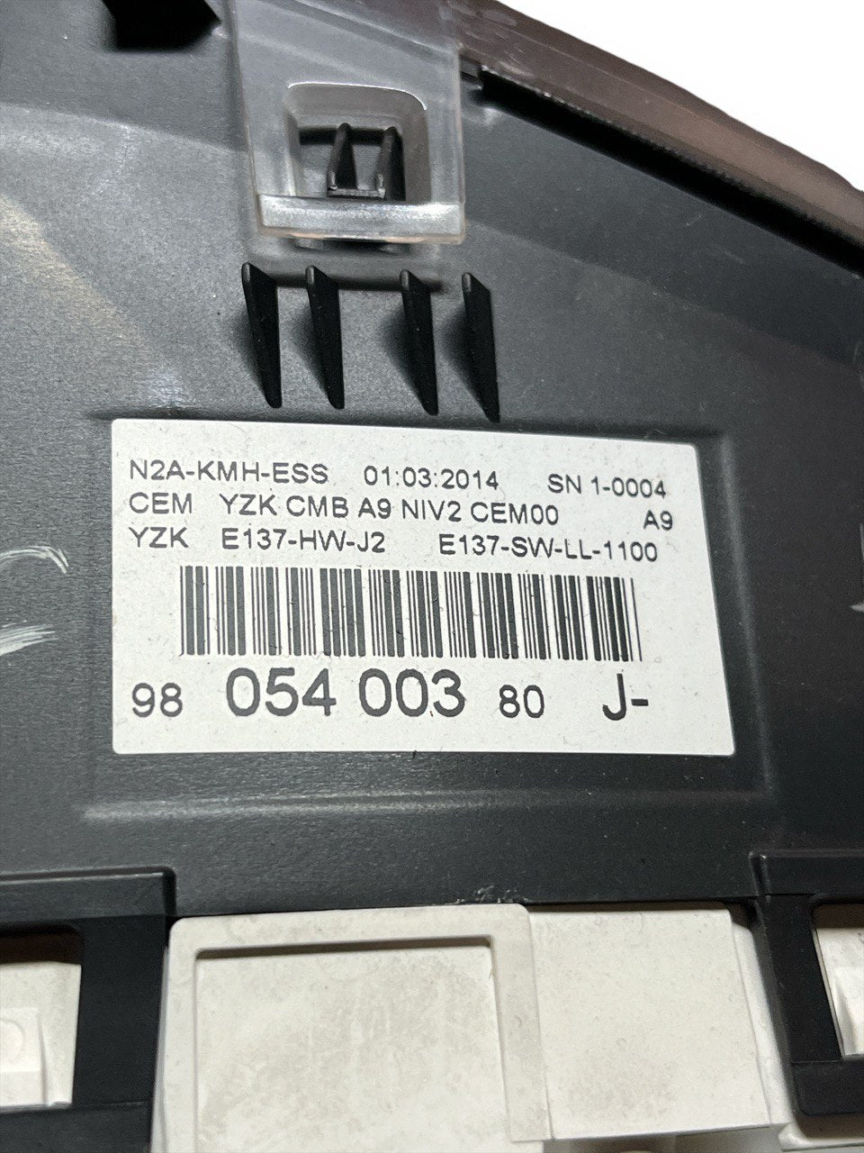 Tachimetro / Contachilometri / Quadro Strumenti Peugeot 208 1.2 Benzina cod.9805400380J(2012 - 2019) - F&P CRASH SRLS - Ricambi Usati