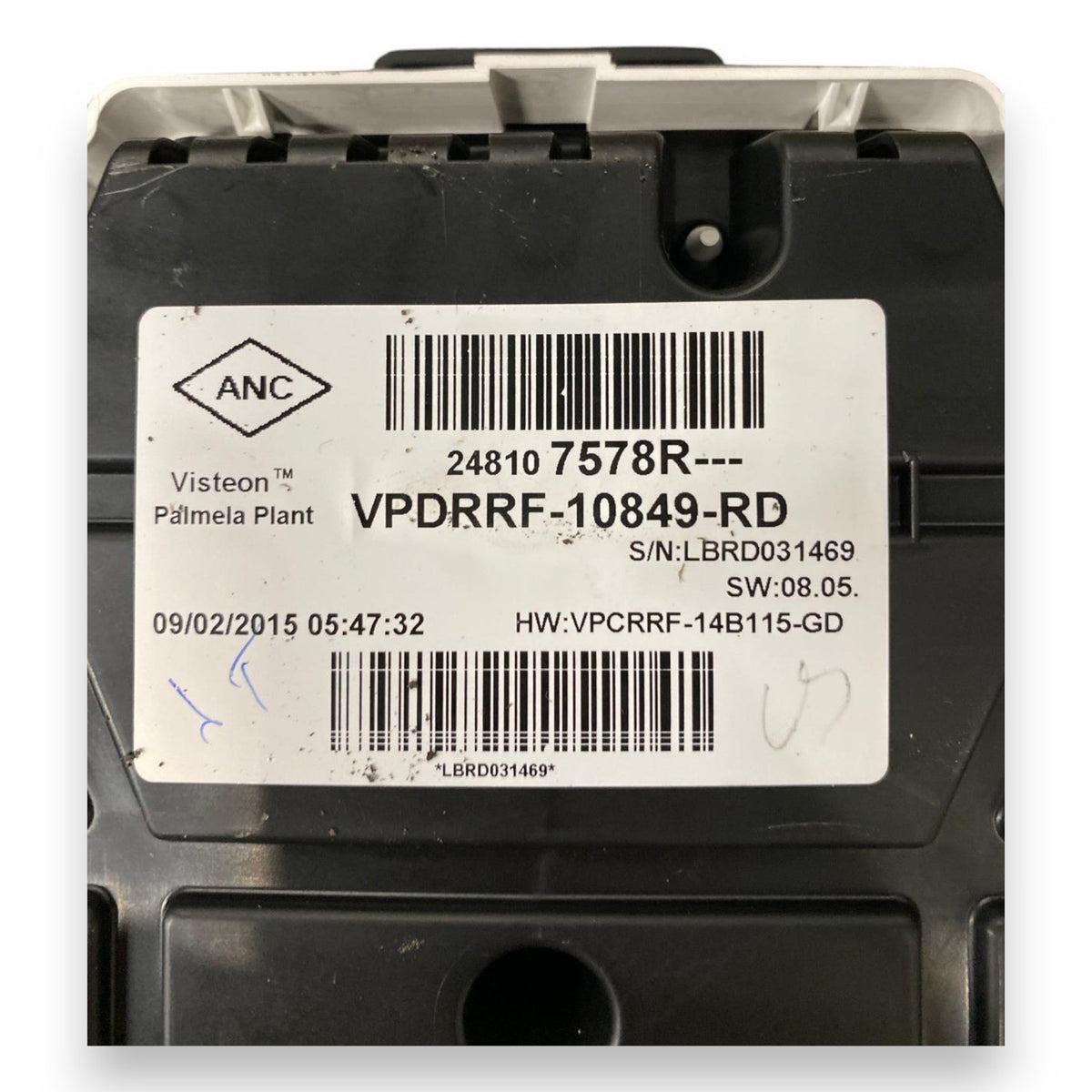 Speedometer / odometer Renault Captur 1.5 Diesel (2013 - 2019) Code: 248107578R - F&P CRASH SRLS - Used Parts