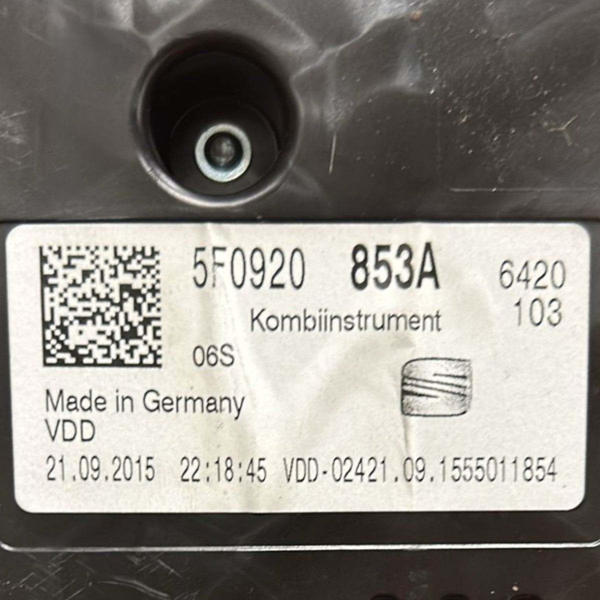 Speedometer / Odometer Seat Leon 1.6 Diesel code:5F0920853A (2013 > 2019) - F&P CRASH SRLS - Used Parts