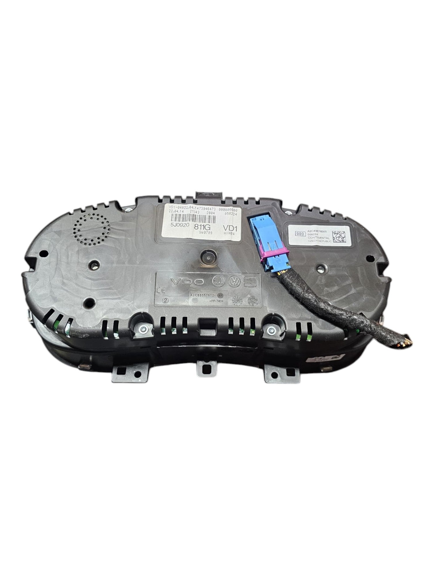 Tachimetro / Contachilometri Skoda Fabia 5J Cod:5J0920811G (2007 - 2014) - F&P CRASH SRLS - Ricambi Usati