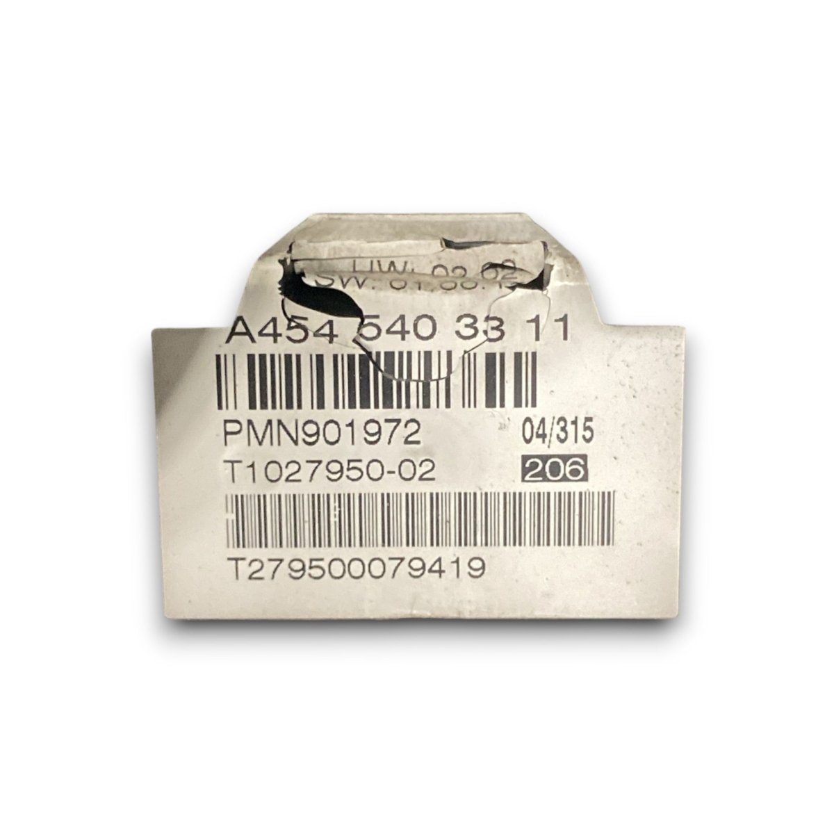 Speedometer / odometer smart forfour w454 code . a4545403311 1.3 petrol (2004 > 2006) - F&P CRASH SRL - Used Parts