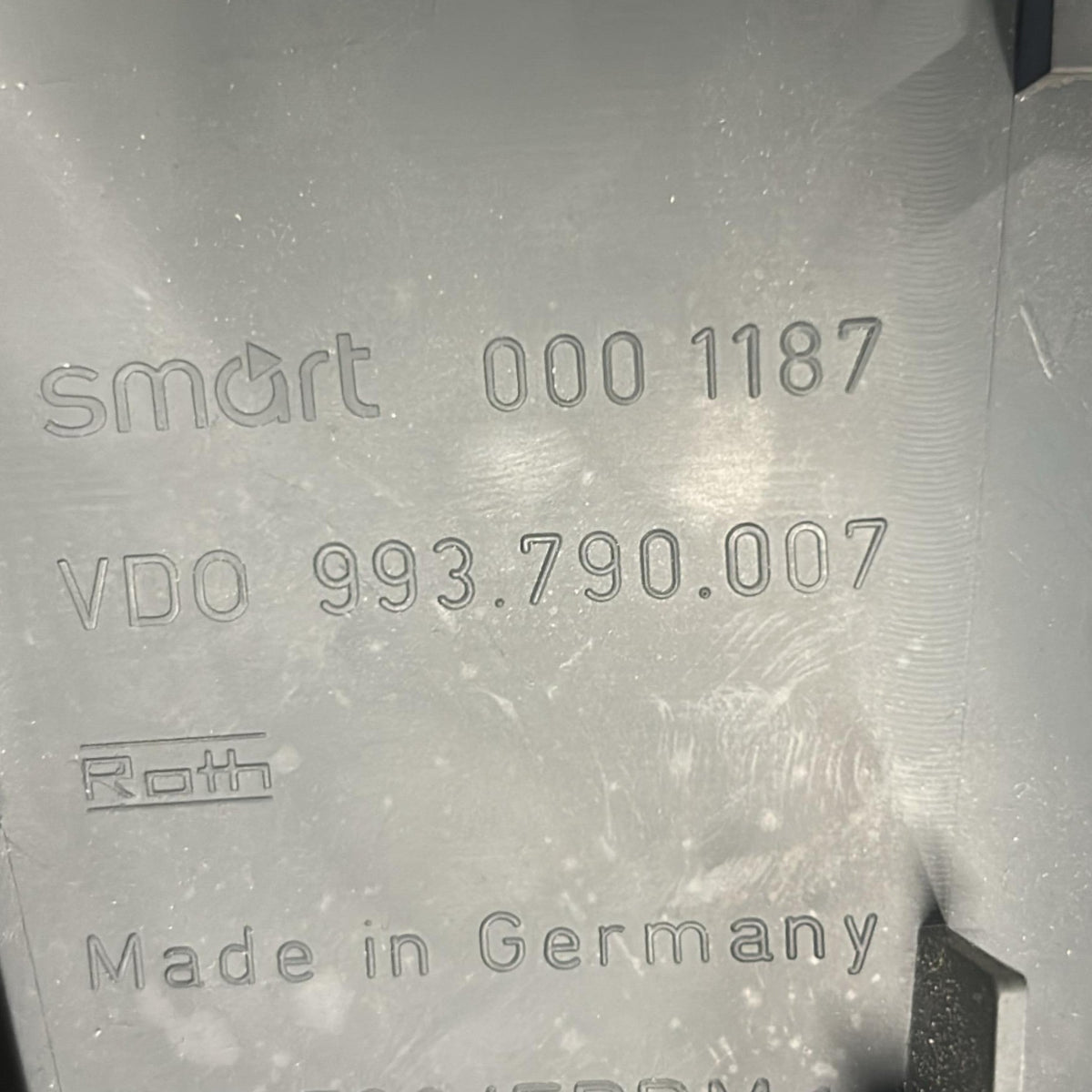 Speedometer / Odometer Smart ForTwo (W450) code.993790007 1.0 Petrol (1998 > 2007) - F&P CRASH SRLS - Used Parts