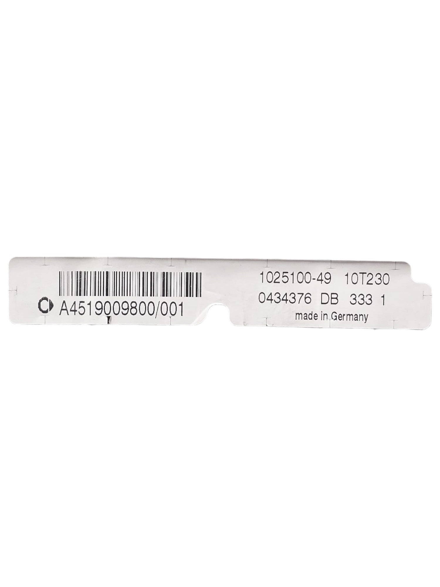 Tachimetro / Contachilometri Smart Fortwo W451 1.0 Benzina Cod:A4519009800 (2007 - 2015) - F&P CRASH SRLS - Ricambi Usati
