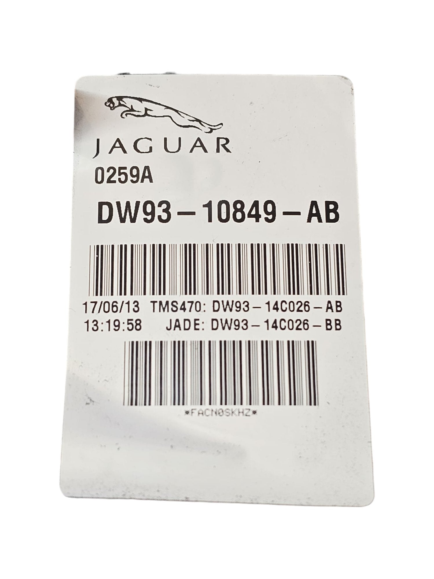 Tachimetro / Contachilometri / Virtual Cockpit Jaguar XJ X351 Cod:DW93 - 10849 - AB (2009 - 2019) - F&P CRASH SRLS - Ricambi Usati
