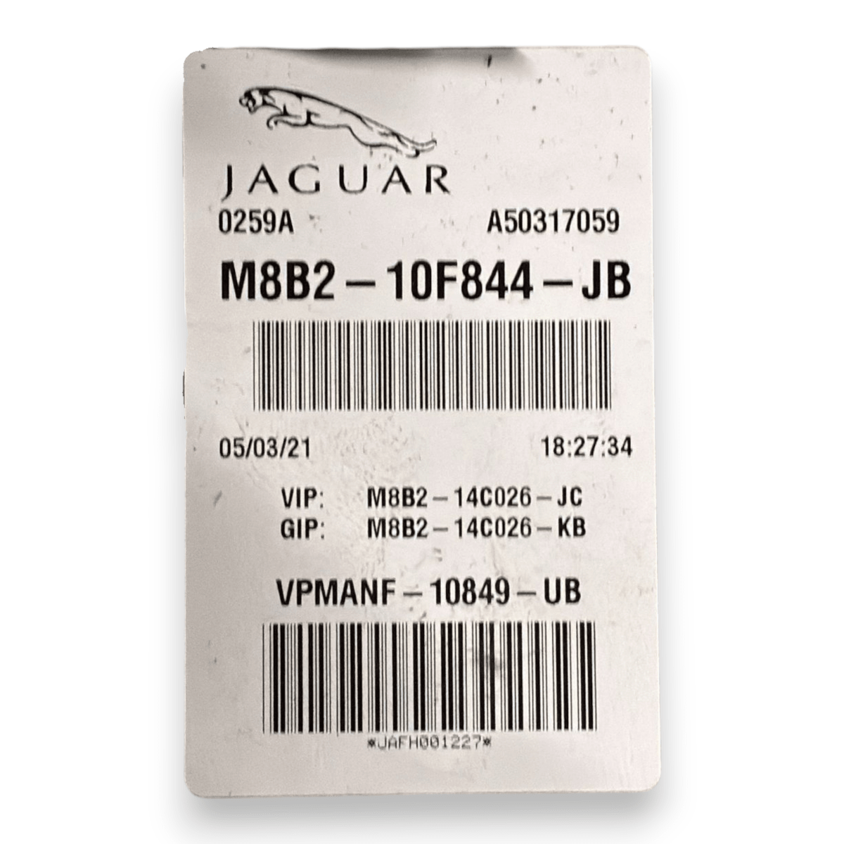 Tachimetro / contachilometri virtuale land rover l663 cod:m8b2-10f844-jb (2019-) - F&P CRASH SRL - Ricambi Usati