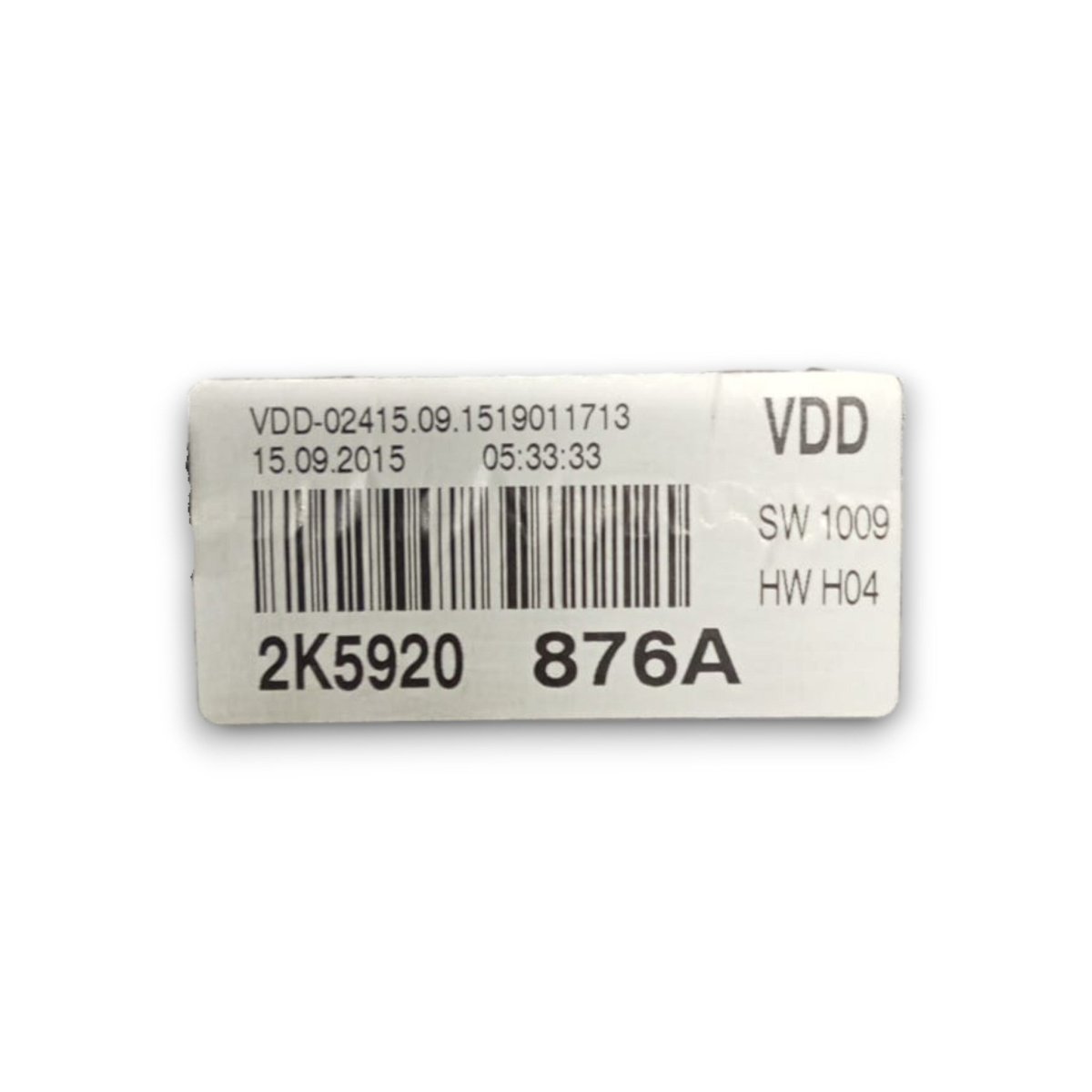 Speedometer / odometer Volkswagen Caddy III code . 2k5920876a 2.0 diesel (4x4) (2004 > 2021) - F&P CRASH SRL - Used Parts
