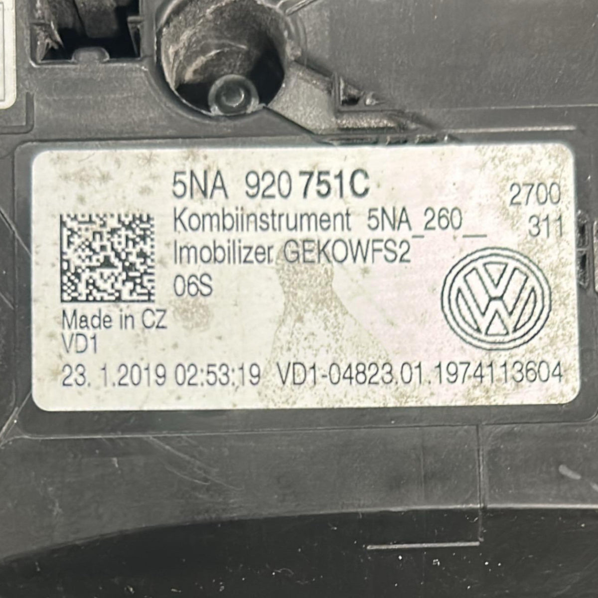 Tachimetro / Contachilometri Volkswagen Tiguan (AD) cod.5NA920751C 2.0 Diesel (2016 > 2024) - F&P CRASH SRLS - Ricambi Usati