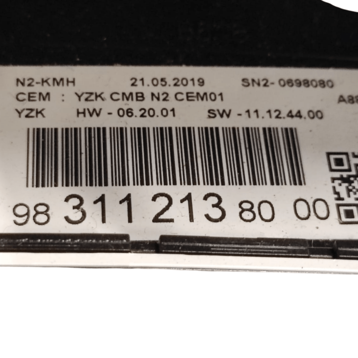 Speedometer / odometer Citroen C3 Aircross 1.2 petrol code: 9831121380 (2017 - 2024) - F&P CRASH SRLS - Used Parts