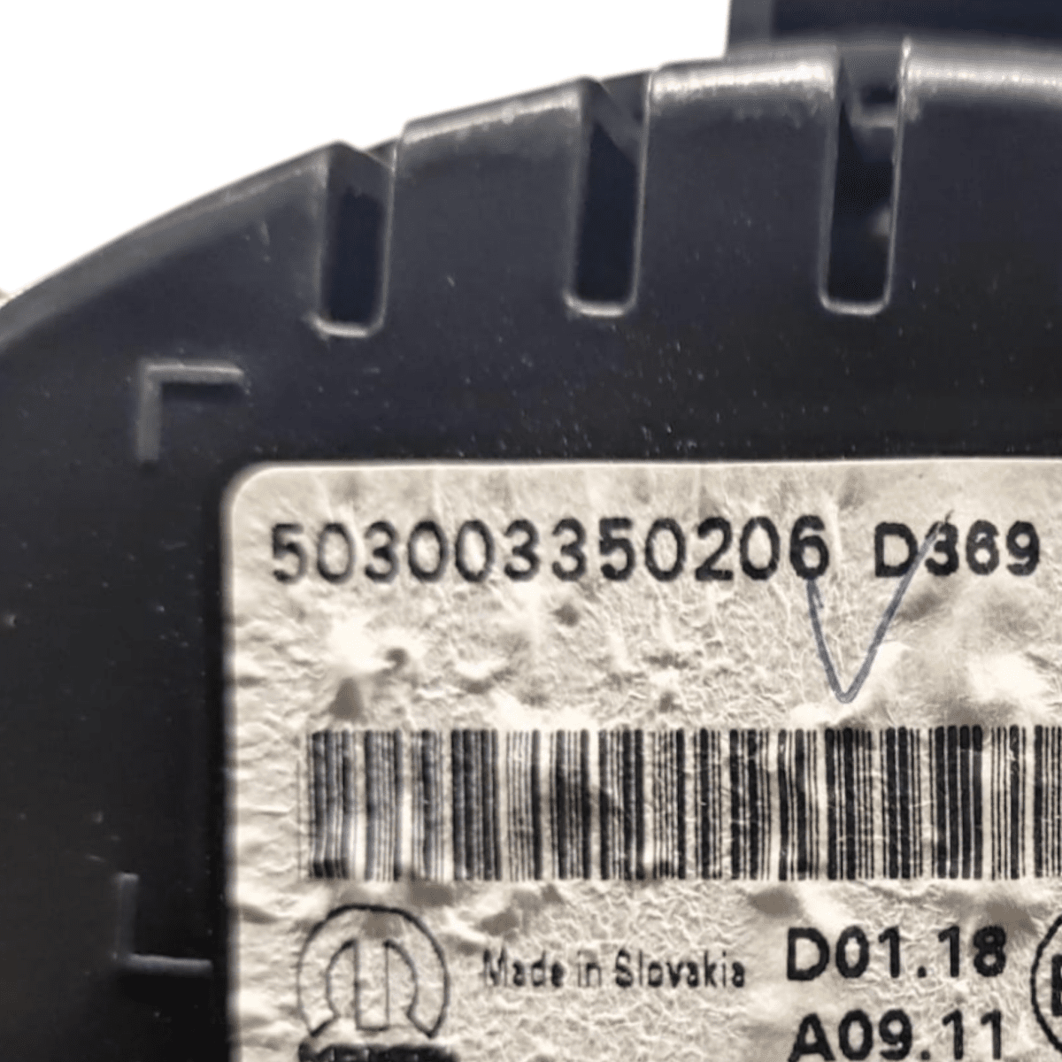 Speedometer / odometer fiat 500x 1.6 diesel code: 503003350206 (2014 - 2024) - F&P CRASH SRL - Used Parts